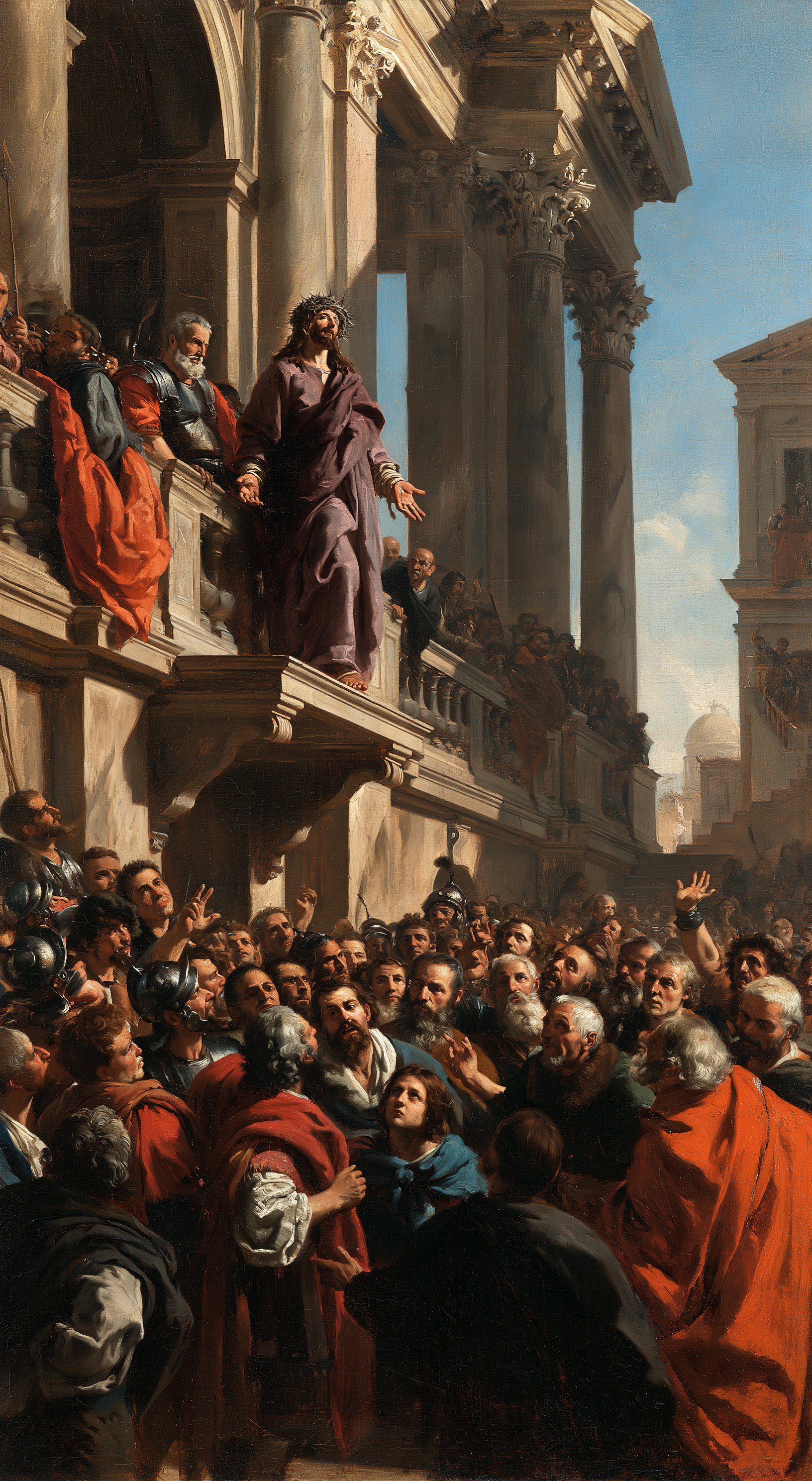 Ecce Homo — Vue monumentale sacrée · Portrait n° 4 — aperçu de la finition sélectionnée