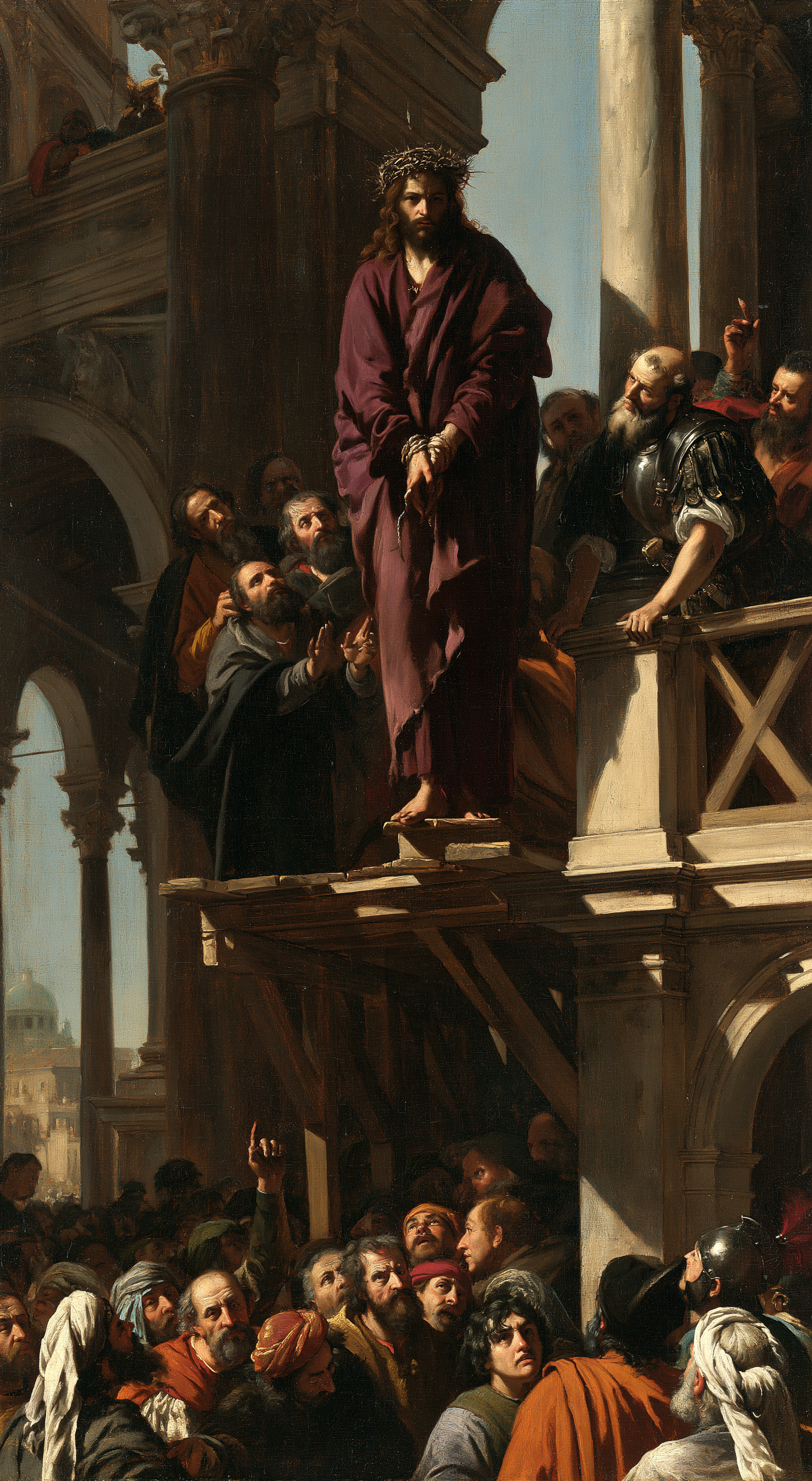 Ecce Homo — Vue monumentale sacrée · Portrait n° 5 — aperçu de la finition sélectionnée