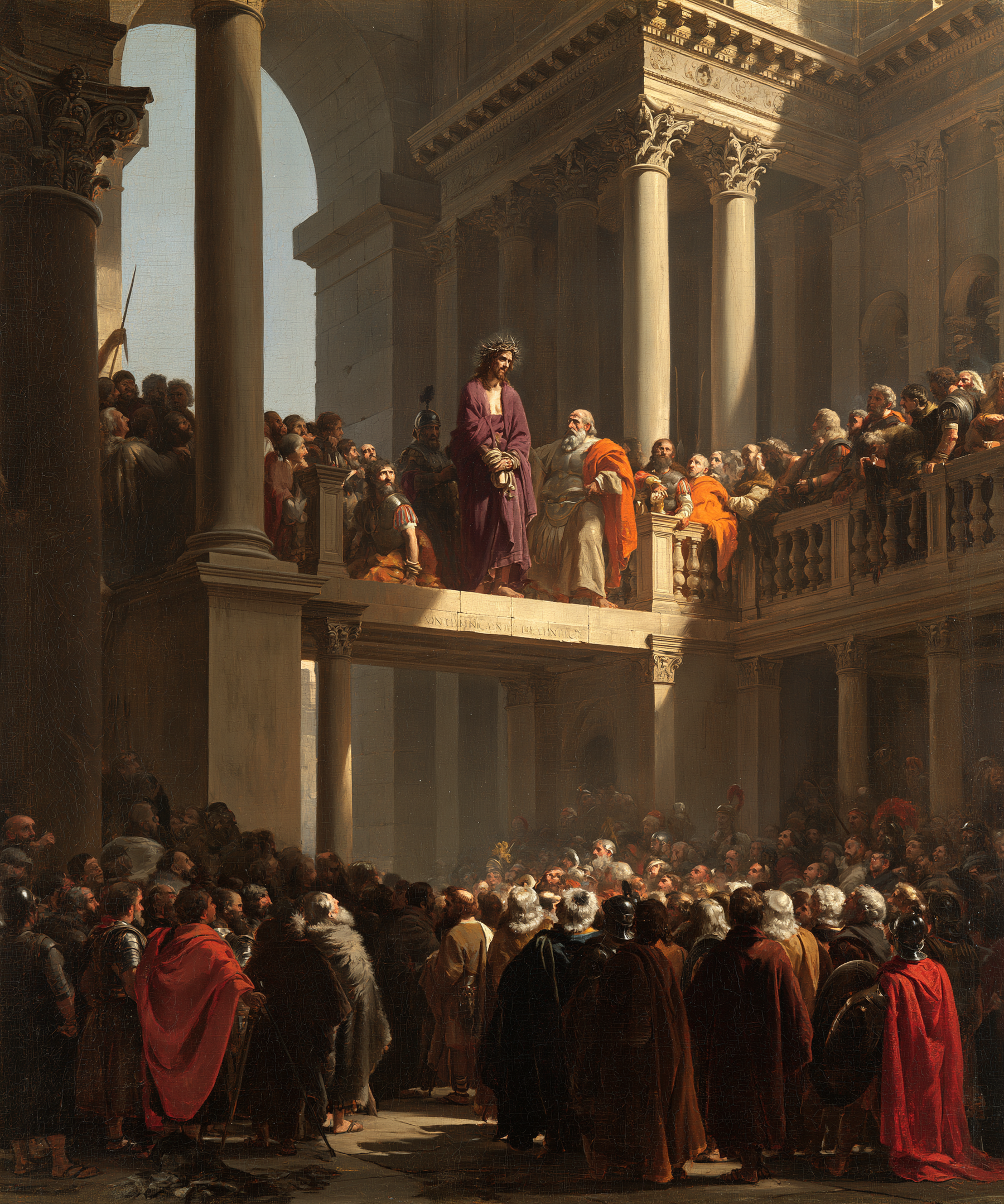 Ecce Homo — Vue monumentale sacrée · Portrait n° 20 — aperçu de la finition sélectionnée