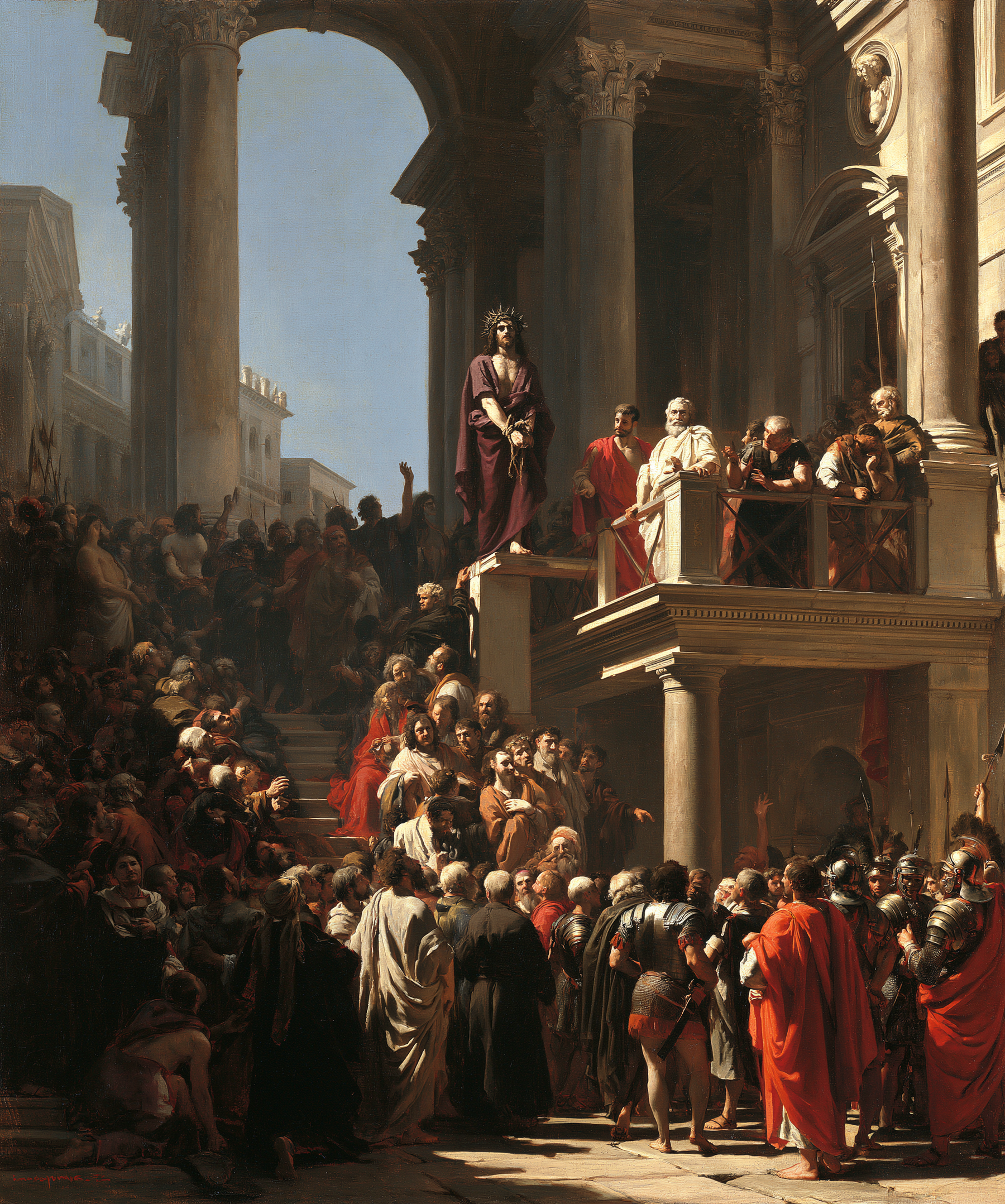 Ecce Homo — Vue monumentale sacrée · Portrait n° 21 — aperçu de la finition sélectionnée
