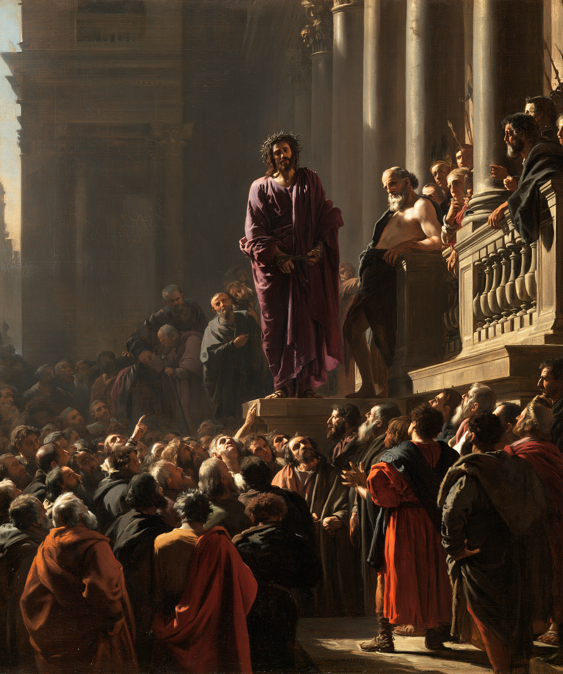 Ecce Homo — Vue monumentale sacrée · Portrait n° 23 — aperçu de la finition sélectionnée