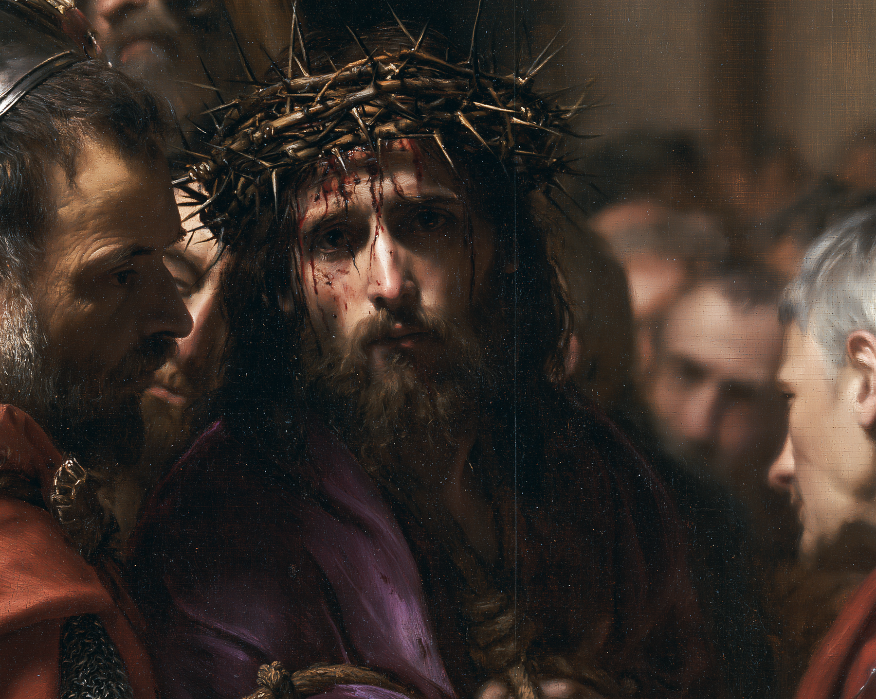 Ecce Homo — Vue rapprochée psychologique · Paysage n° 7 — aperçu de la finition sélectionnée