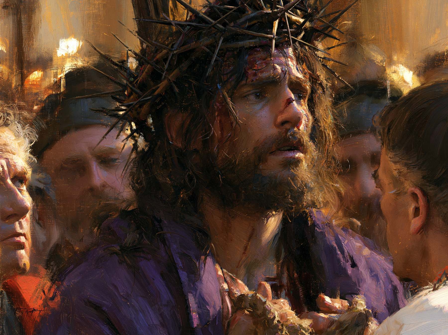 Ecce Homo — Vue rapprochée psychologique · Paysage n° 9 — aperçu de la finition sélectionnée
