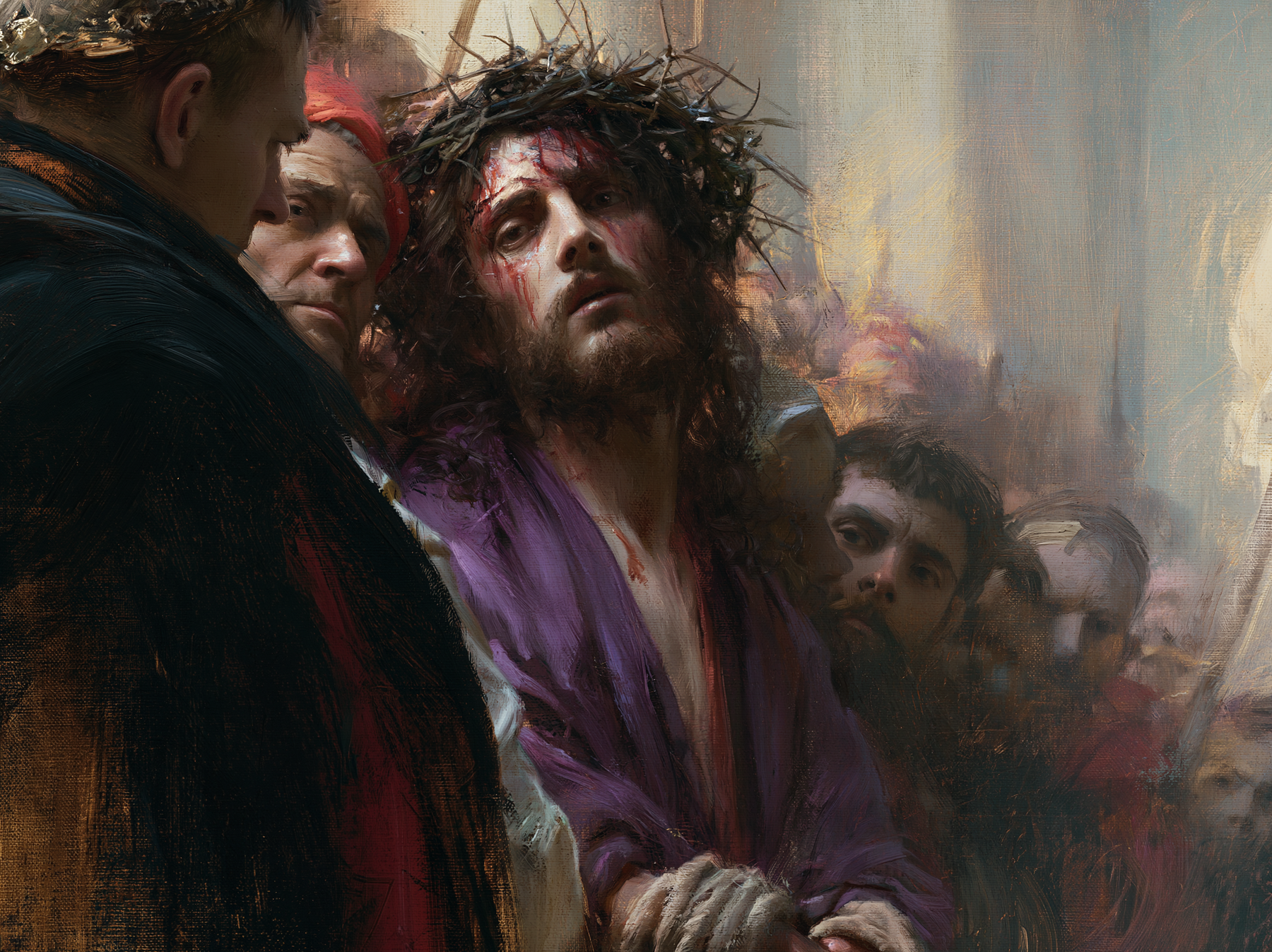 Ecce Homo — Vue rapprochée psychologique · Paysage n° 12 — aperçu de la finition sélectionnée