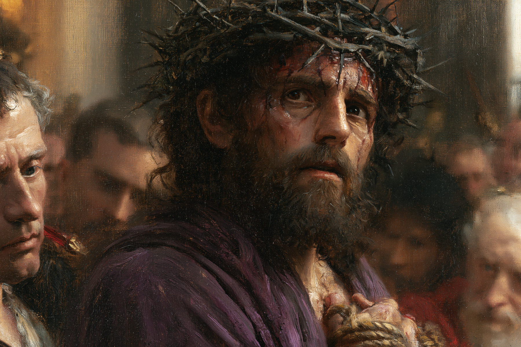 Ecce Homo — Vue rapprochée psychologique · Paysage n° 13 — aperçu de la finition sélectionnée
