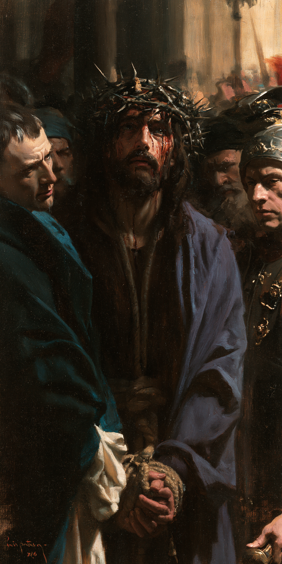 Ecce Homo — Vue rapprochée psychologique · Portrait n° 1
