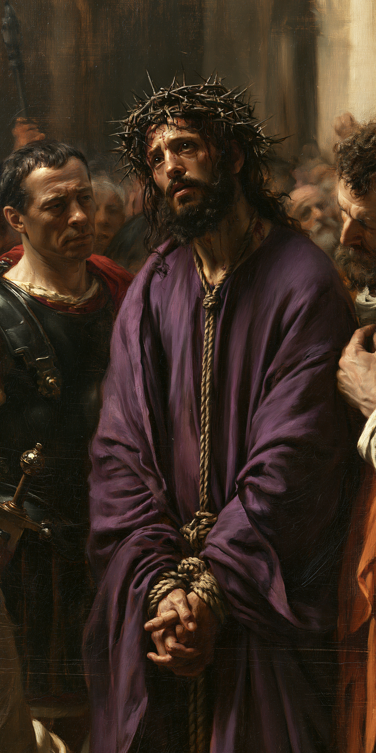 Ecce Homo — Vue rapprochée psychologique · Portrait n° 2 — aperçu de la finition sélectionnée