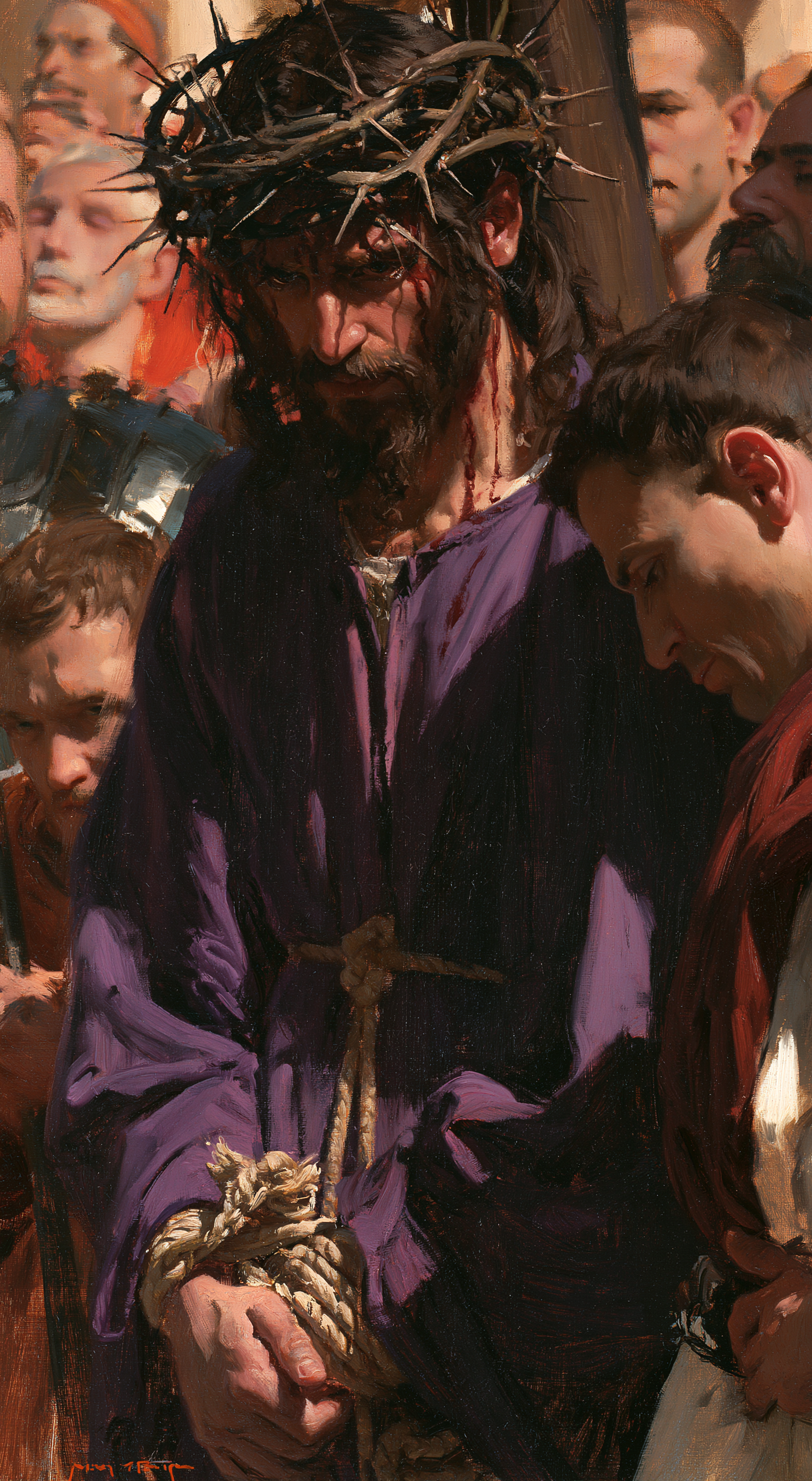 Ecce Homo — Vue rapprochée psychologique · Portrait n° 6 — aperçu de la finition sélectionnée