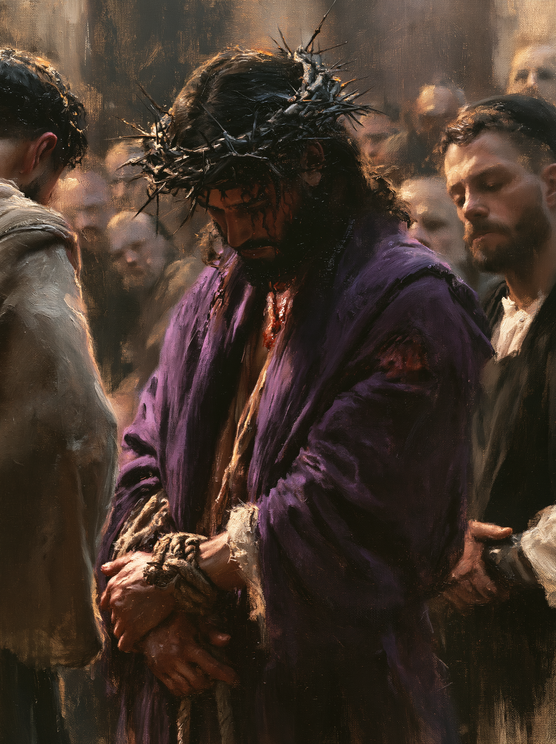 Ecce Homo — Vue rapprochée psychologique · Portrait n° 17 — aperçu de la finition sélectionnée
