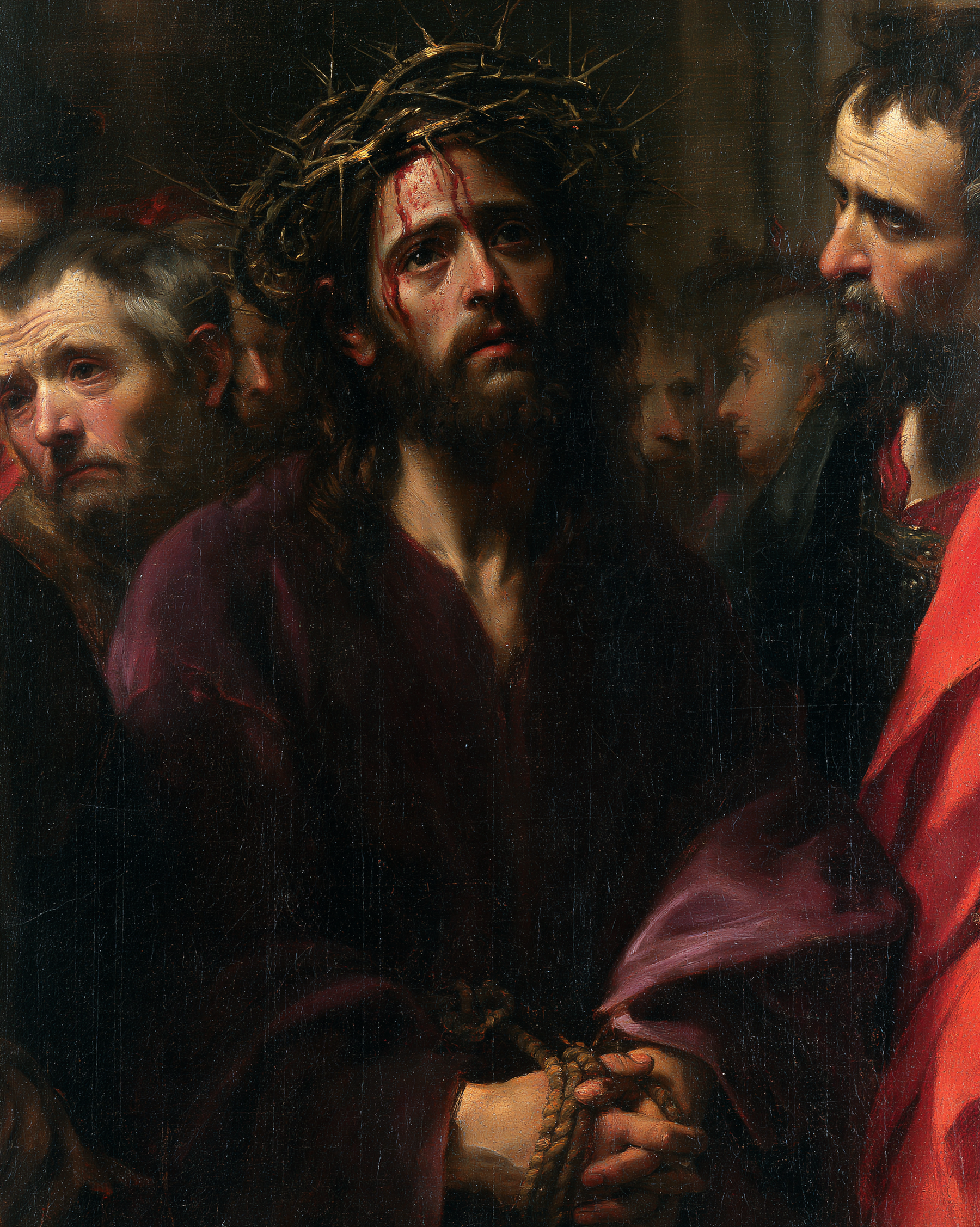 Ecce Homo — Vue rapprochée psychologique · Portrait n° 20 — aperçu de la finition sélectionnée