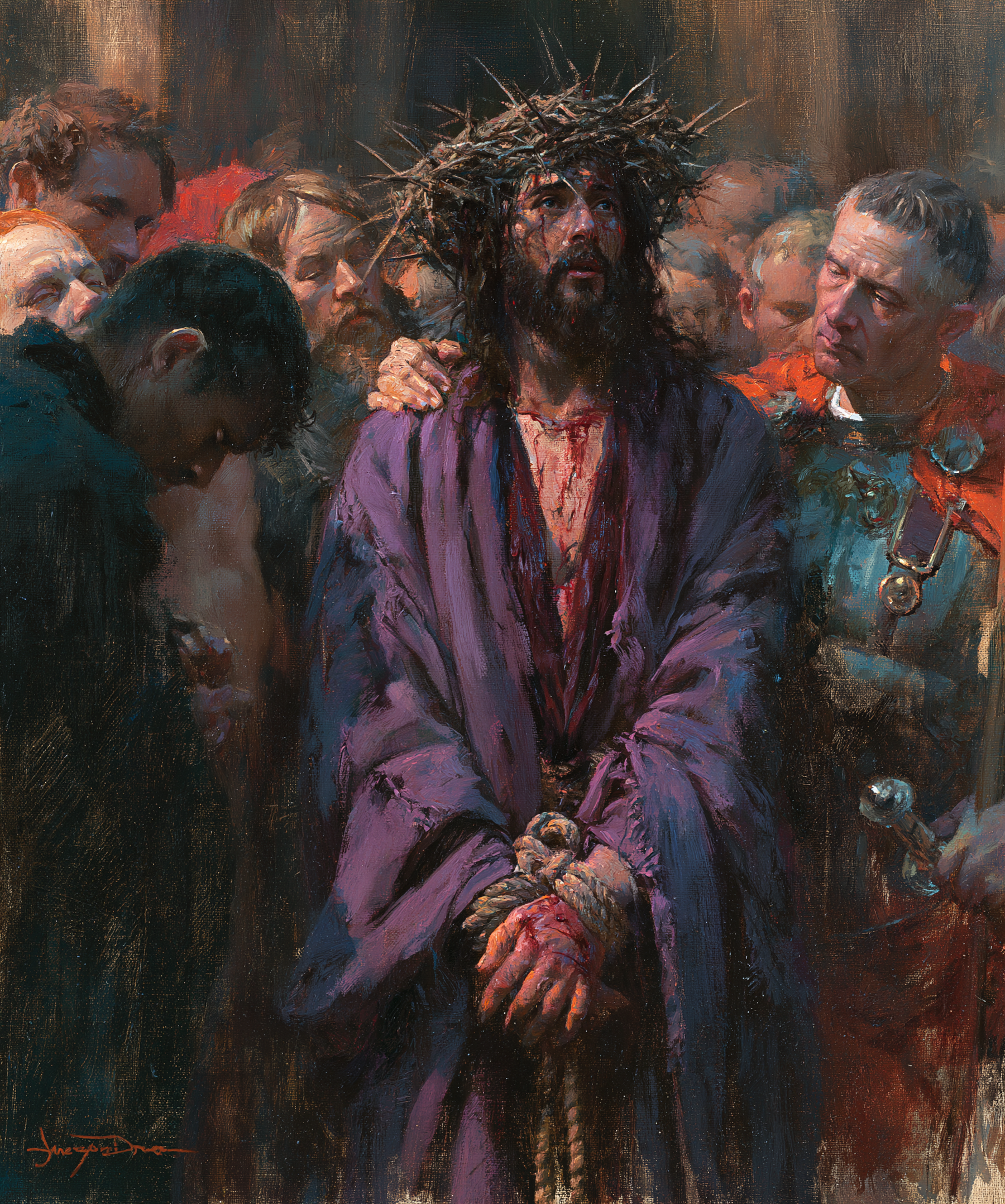 Ecce Homo — Vue rapprochée psychologique · Portrait n° 26 — aperçu de la finition sélectionnée