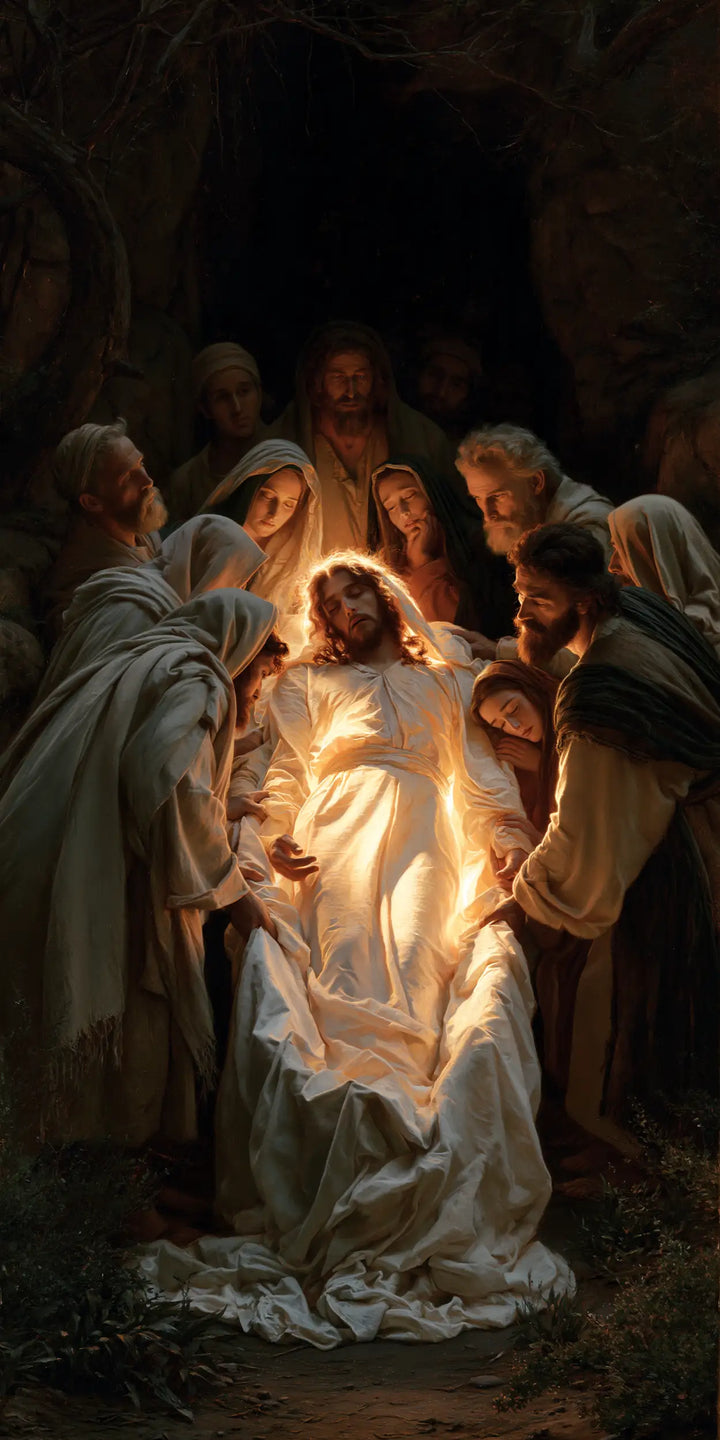 The Entombment of Jesus Christ - Divine Light · Portrait n° 4
