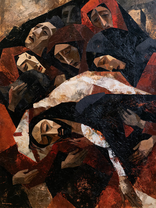 The Entombment of Jesus Christ — Rest in Shards of Ivory