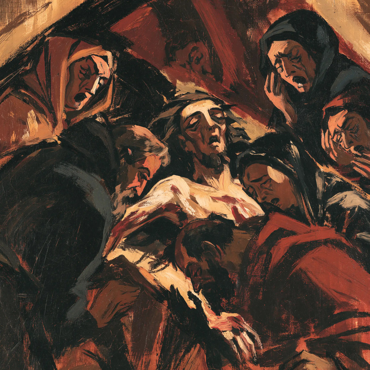 The Entombment of Jesus Christ - Expressionist · Square n° 2