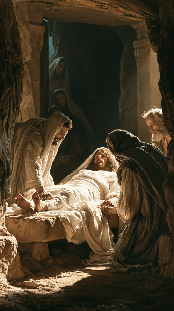 The Entombment of Jesus Christ — Rest Before the Great Lintel