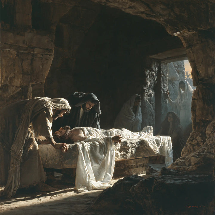 The Entombment of Jesus Christ - Inside the Tomb · Square n° 3