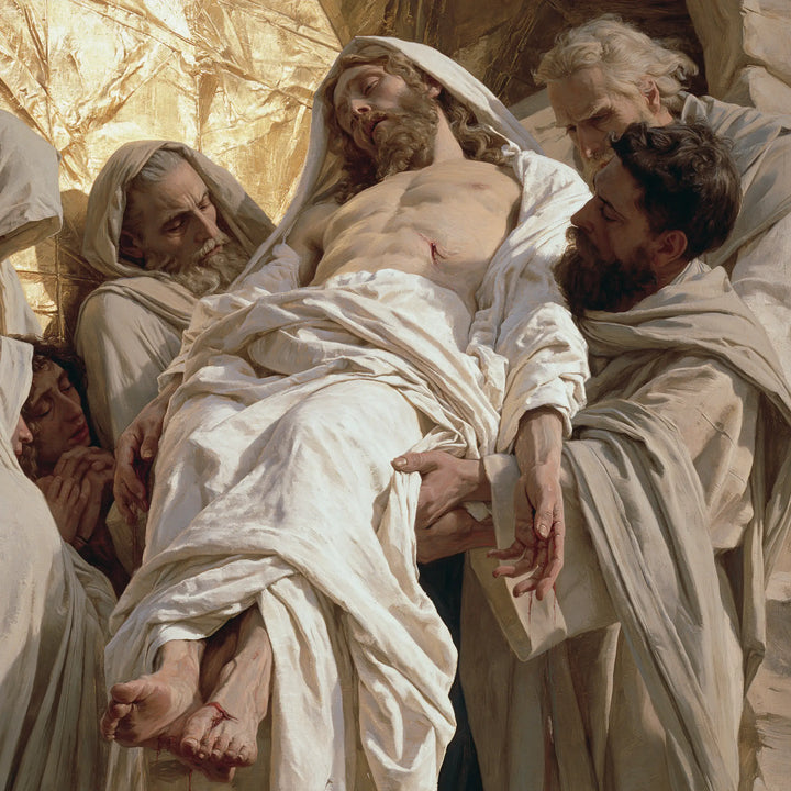 The Entombment of Jesus Christ - Sacred Gold · Square n° 2
