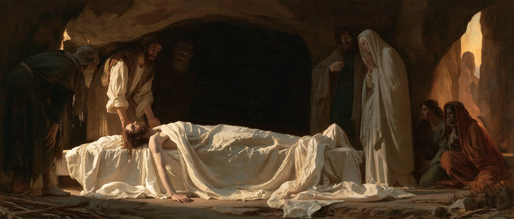 The Entombment of Jesus Christ — The Arm at the Edge of the Peaceful Cloth