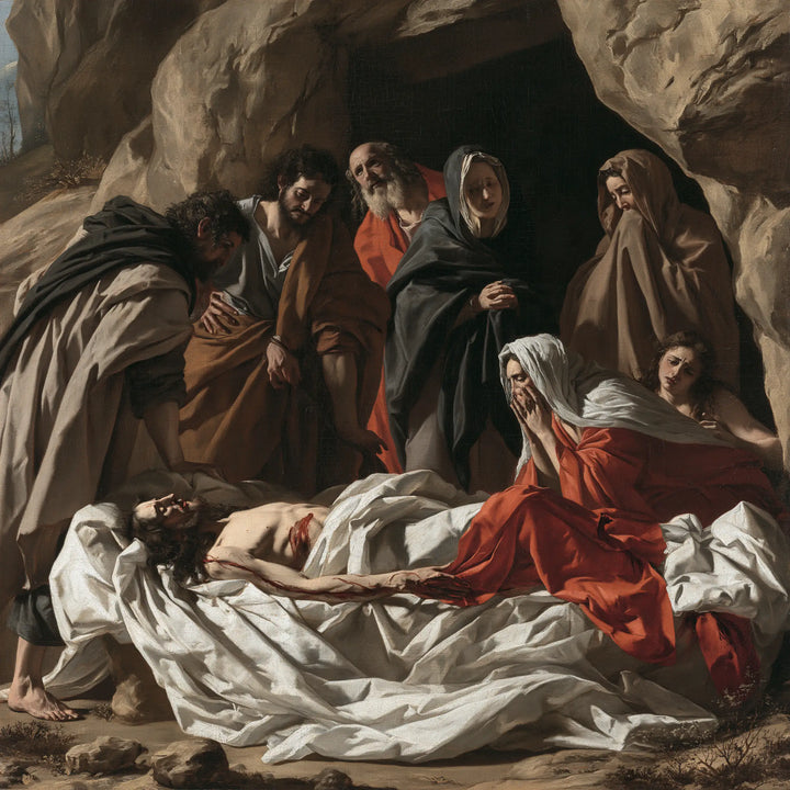 The Entombment of Jesus Christ - Theatrical Baroque · Square n° 1