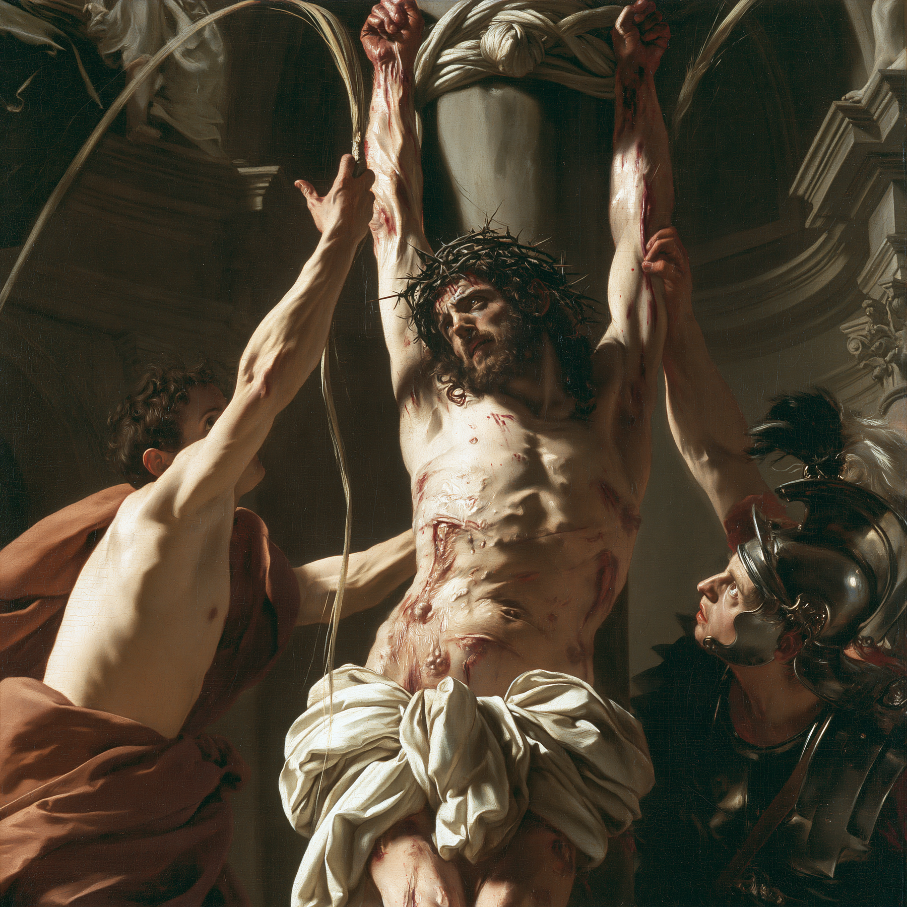La Flagellation du Christ — Baroque théâtral · Carré n° 2 — aperçu de la finition sélectionnée