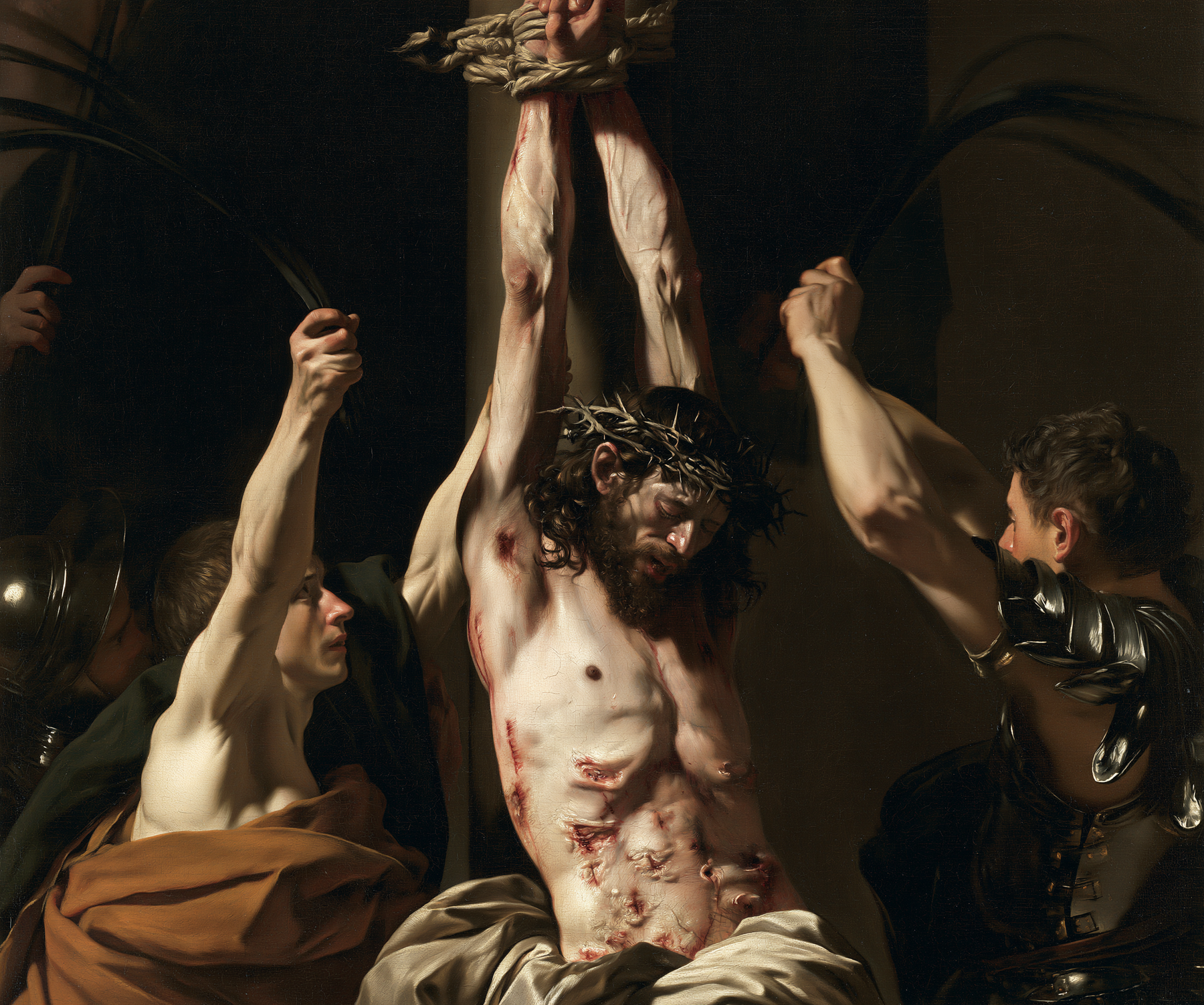 La Flagellation du Christ — Baroque théâtral · Paysage n° 1 — aperçu de la finition sélectionnée