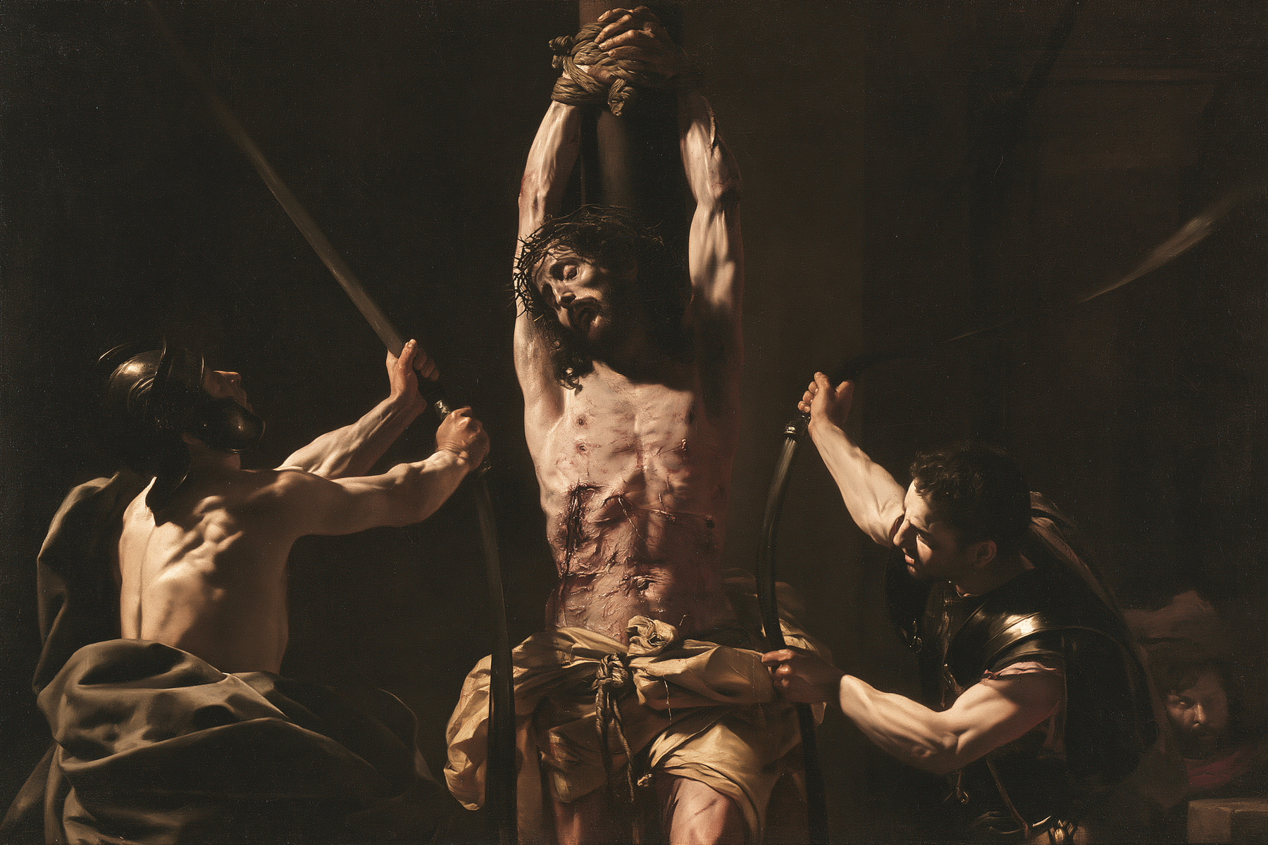 La Flagellation du Christ — Baroque théâtral · Paysage n° 6 — aperçu de la finition sélectionnée