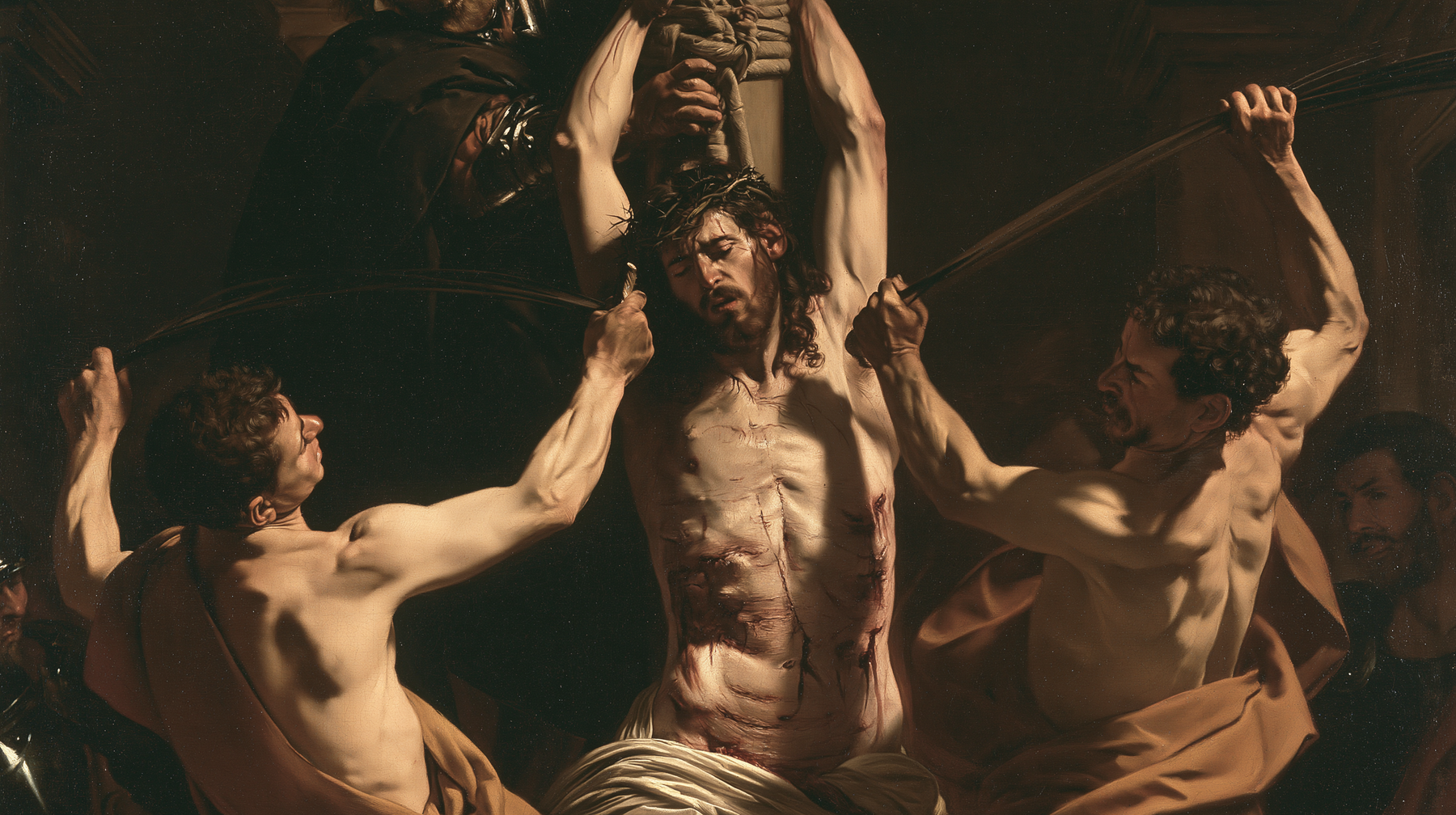 La Flagellation du Christ — Baroque théâtral · Paysage n° 8 — aperçu de la finition sélectionnée