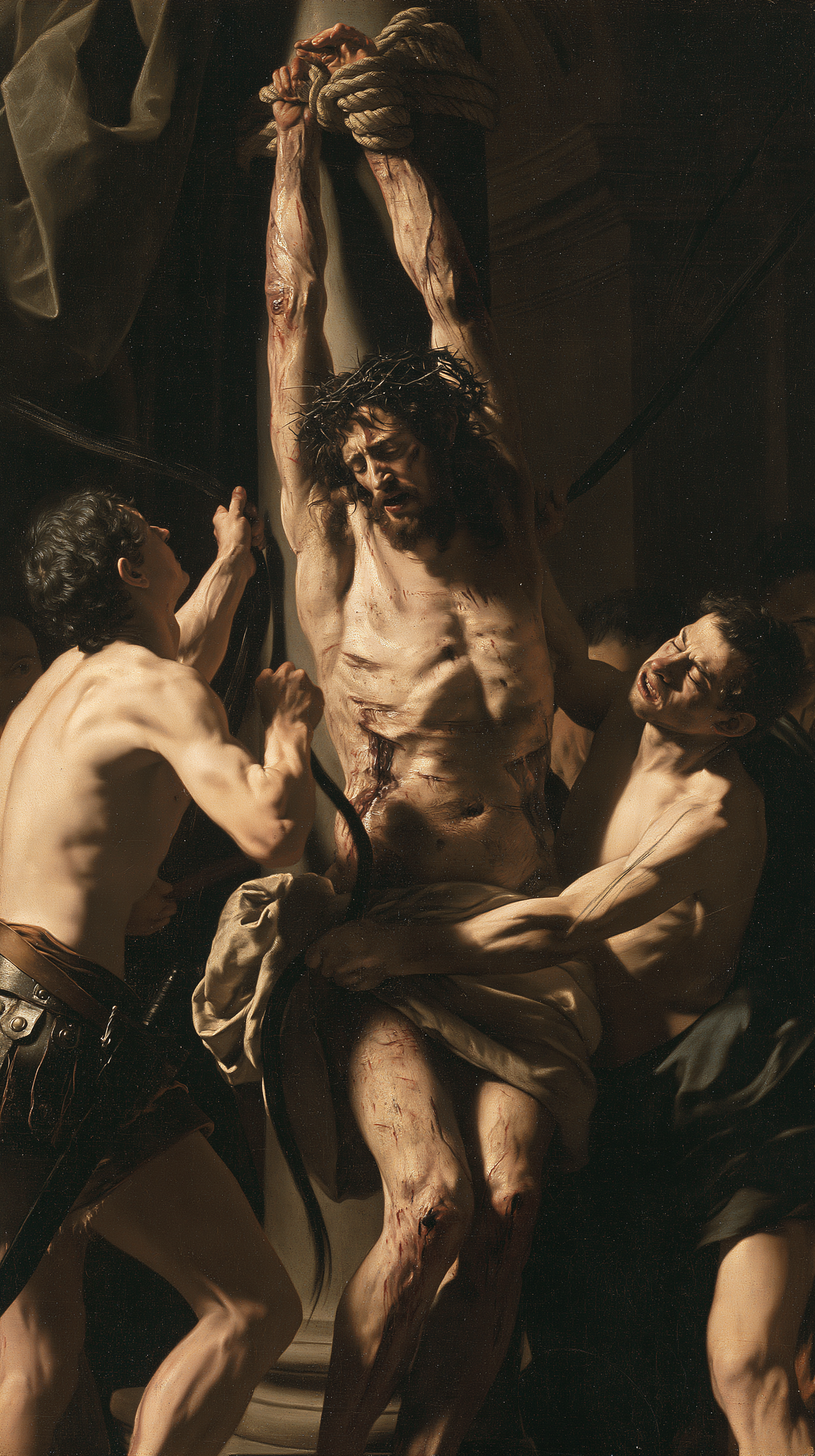 La Flagellation du Christ — Baroque théâtral · Portrait n° 4 — aperçu de la finition sélectionnée