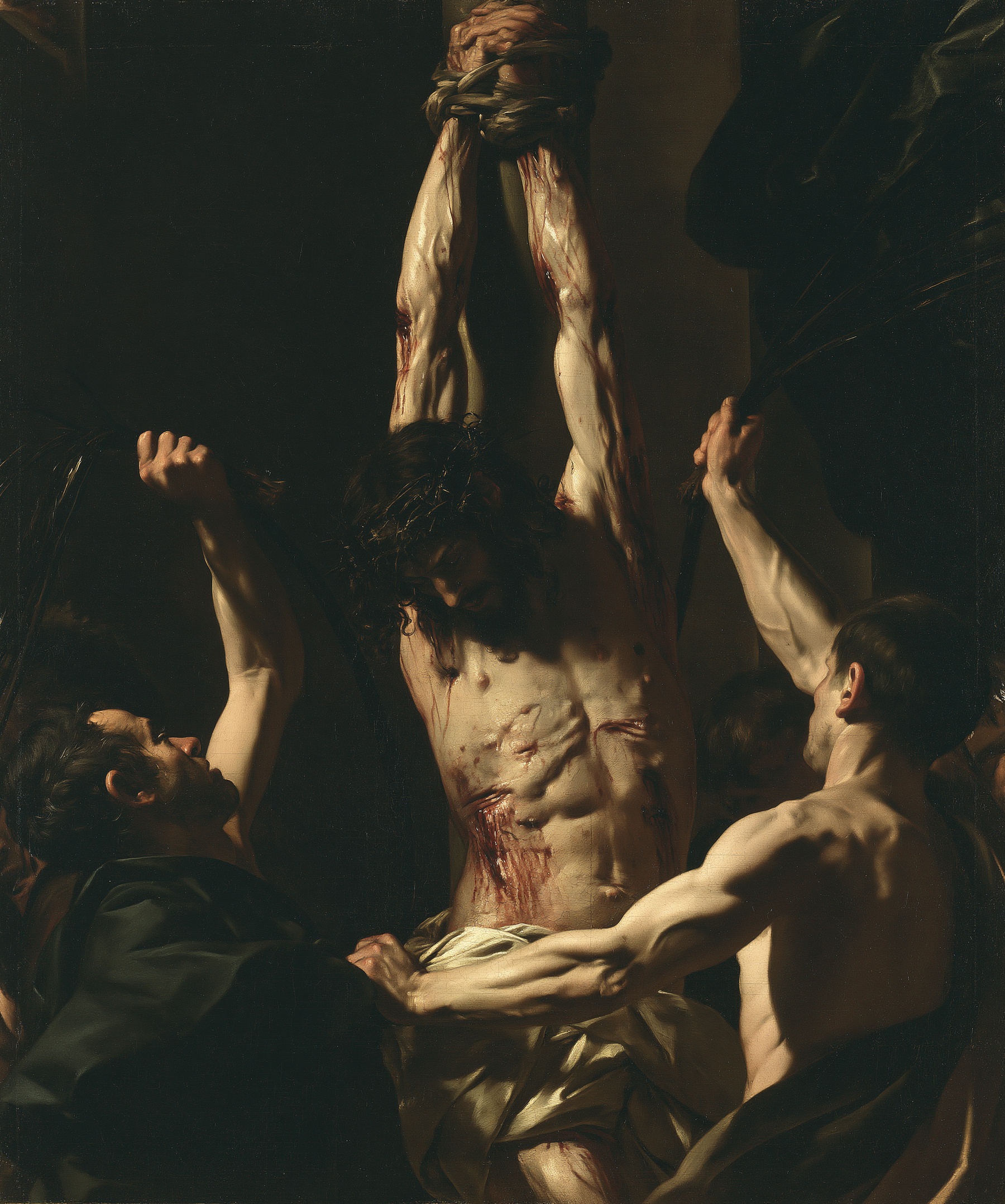 La Flagellation du Christ — Baroque théâtral · Portrait n° 8 — aperçu de la finition sélectionnée