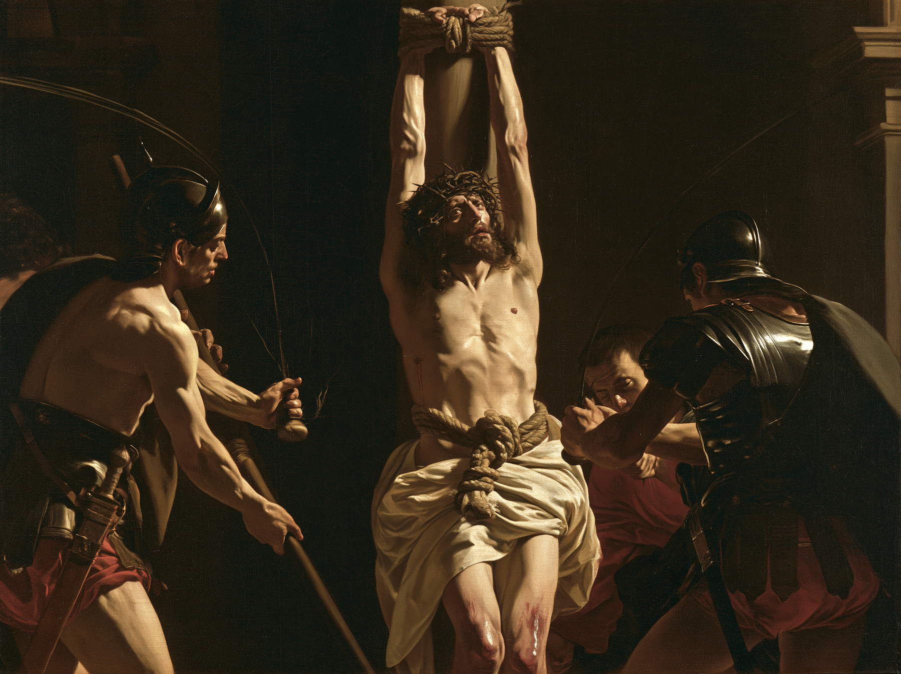 La Flagellation du Christ — Caravage - ténébrisme · Paysage n° 3 — aperçu de la finition sélectionnée
