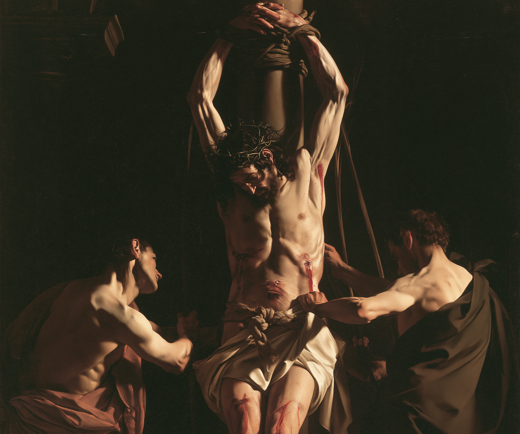 La Flagellation du Christ — Caravage - ténébrisme · Paysage n° 5 — aperçu de la finition sélectionnée