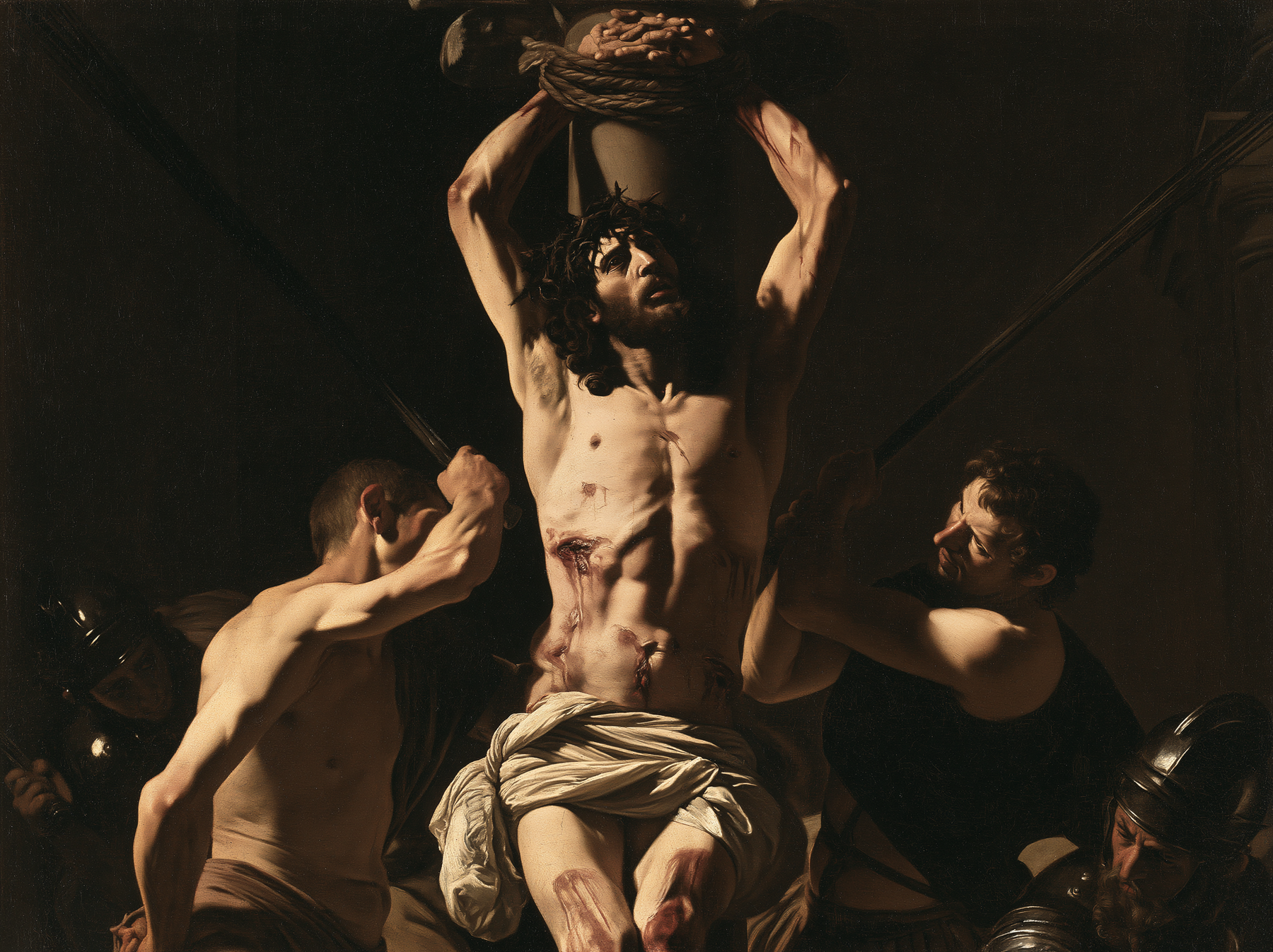 La Flagellation du Christ — Caravage - ténébrisme · Paysage n° 6 — aperçu de la finition sélectionnée