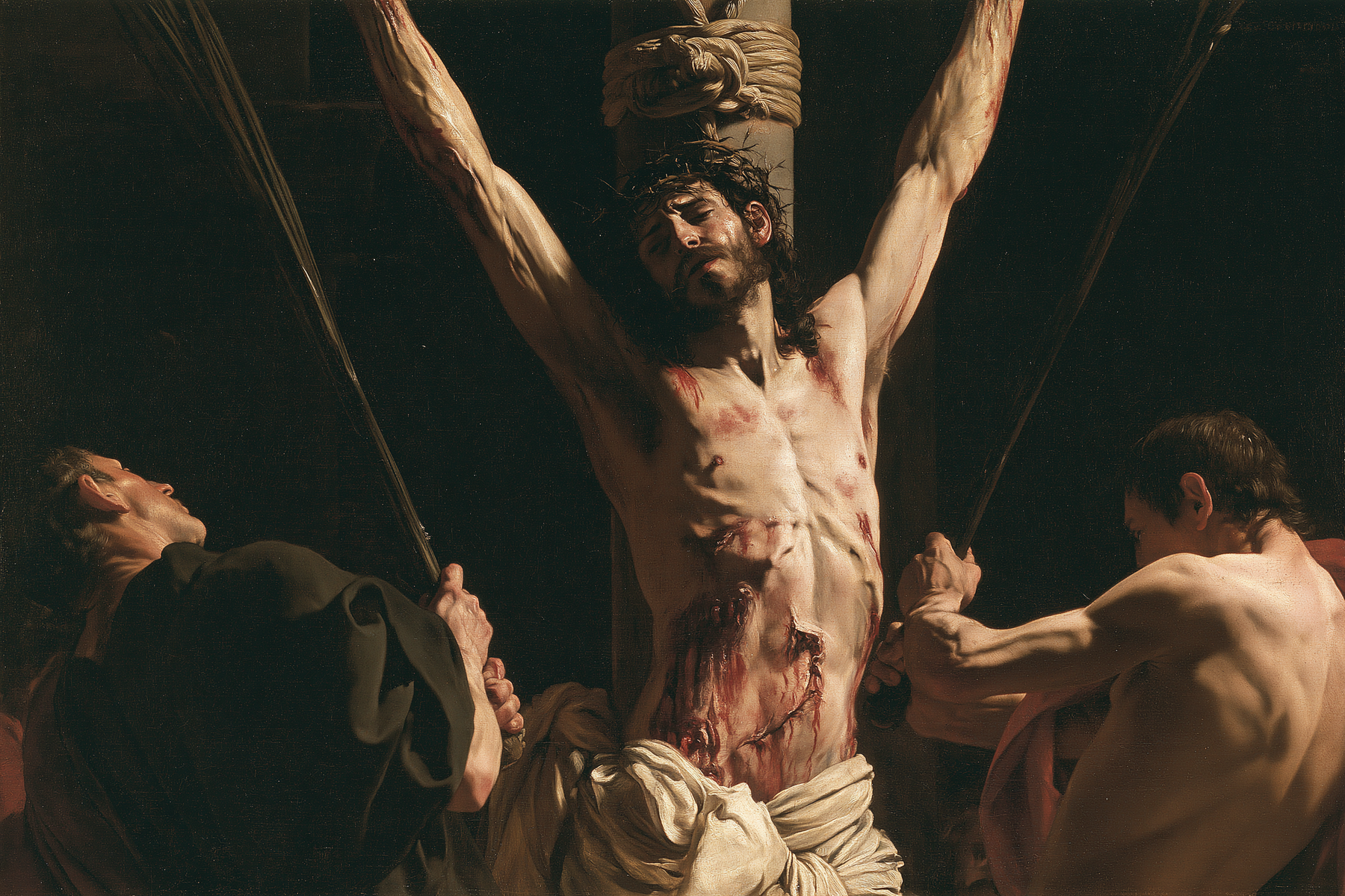 La Flagellation du Christ — Caravage - ténébrisme · Paysage n° 8 — aperçu de la finition sélectionnée