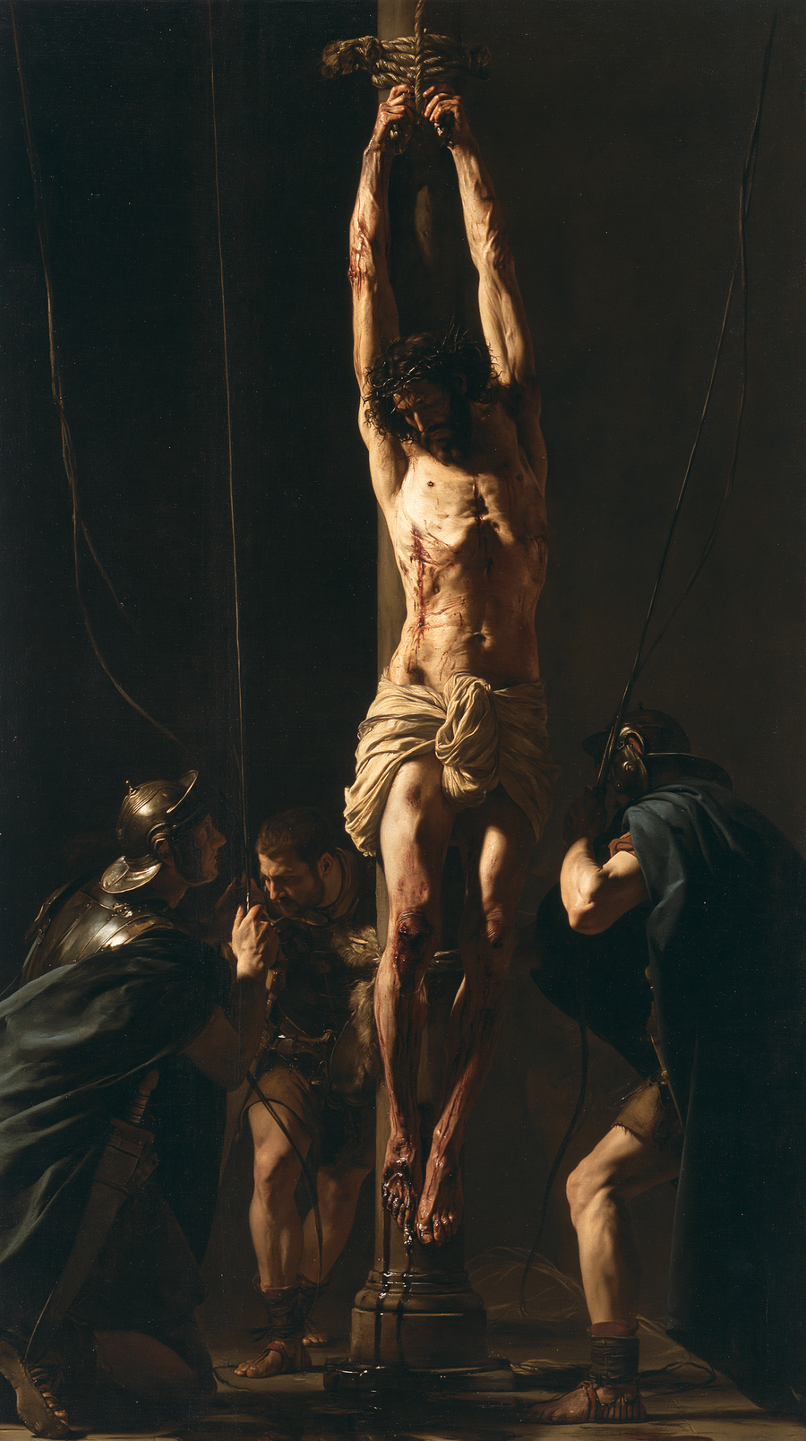 La Flagellation du Christ — Clair-obscur bleu nuit · Portrait n° 11