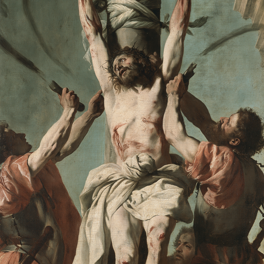 La Flagellation du Christ — Explosion de mouvement · Carré n° 1
