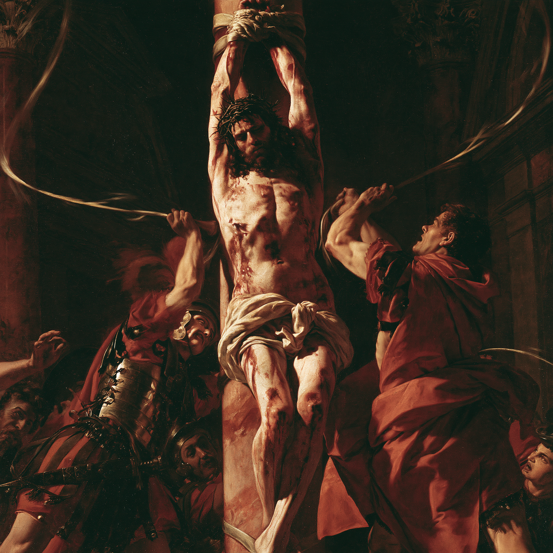 La Flagellation du Christ — Explosion de mouvement · Carré n° 2 — aperçu de la finition sélectionnée