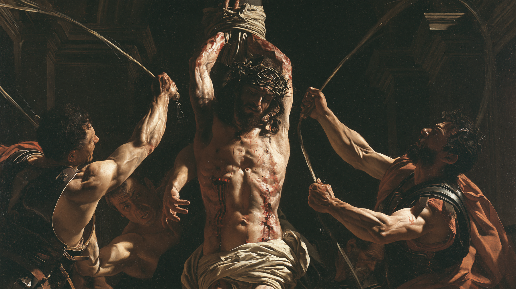 La Flagellation du Christ — Explosion de mouvement · Paysage n° 13 — aperçu de la finition sélectionnée