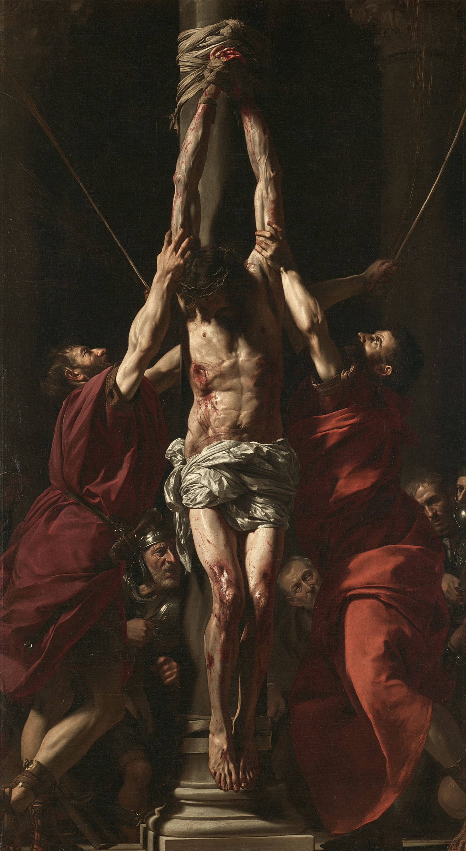 La Flagellation du Christ — Explosion de mouvement · Portrait n° 5 — aperçu de la finition sélectionnée