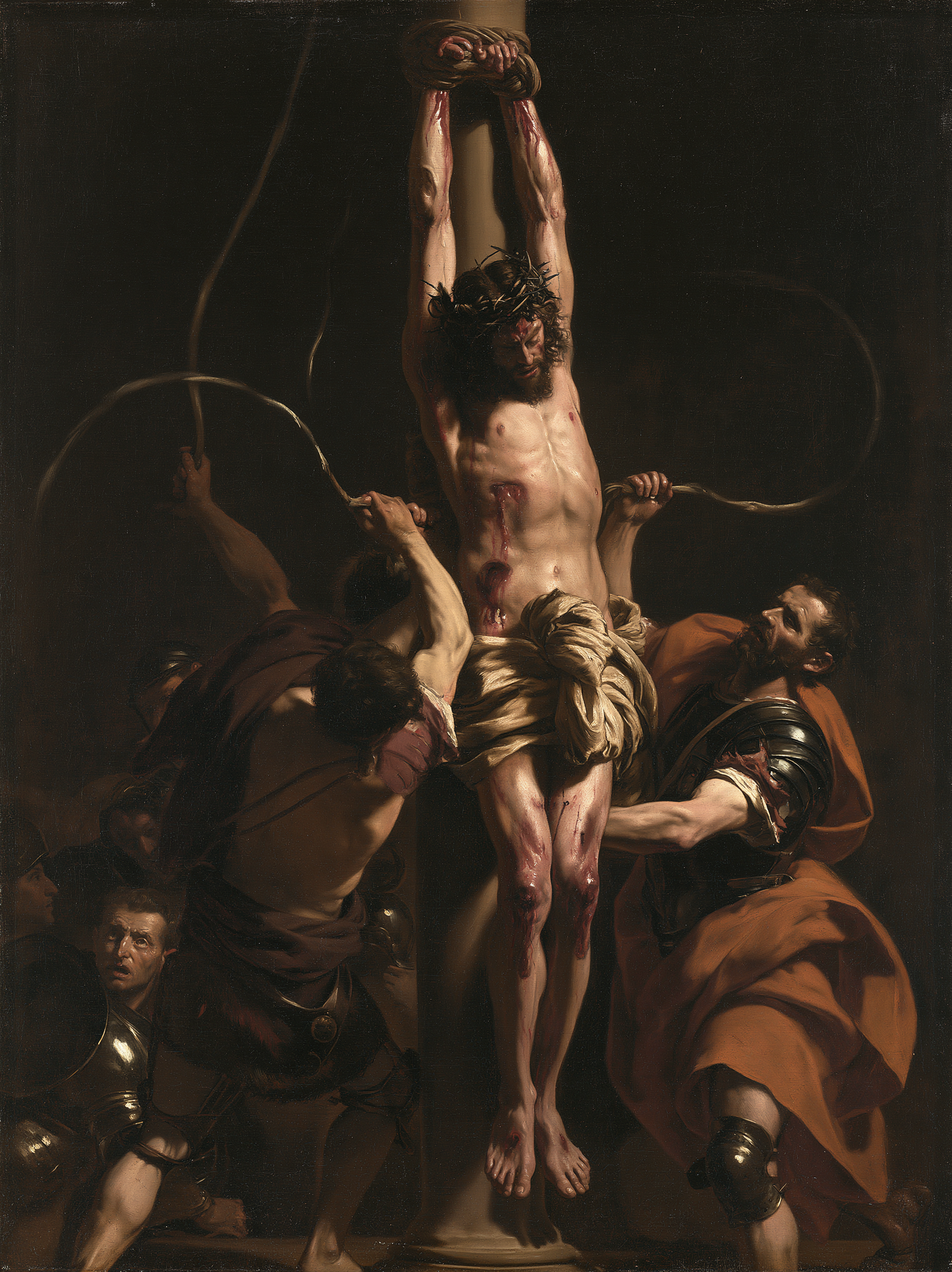 La Flagellation du Christ — Explosion de mouvement · Portrait n° 12 — aperçu de la finition sélectionnée
