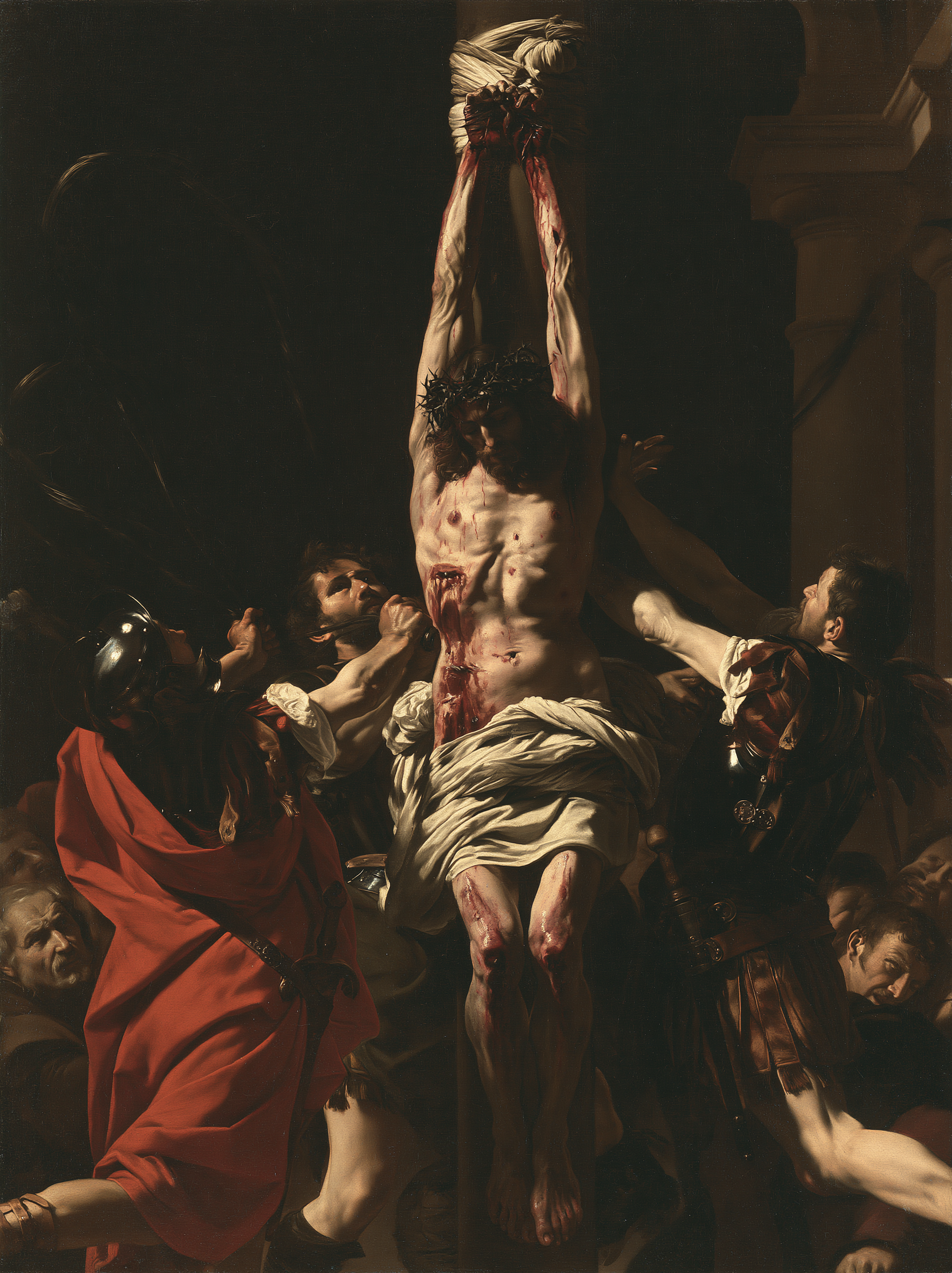 La Flagellation du Christ — Explosion de mouvement · Portrait n° 14 — aperçu de la finition sélectionnée
