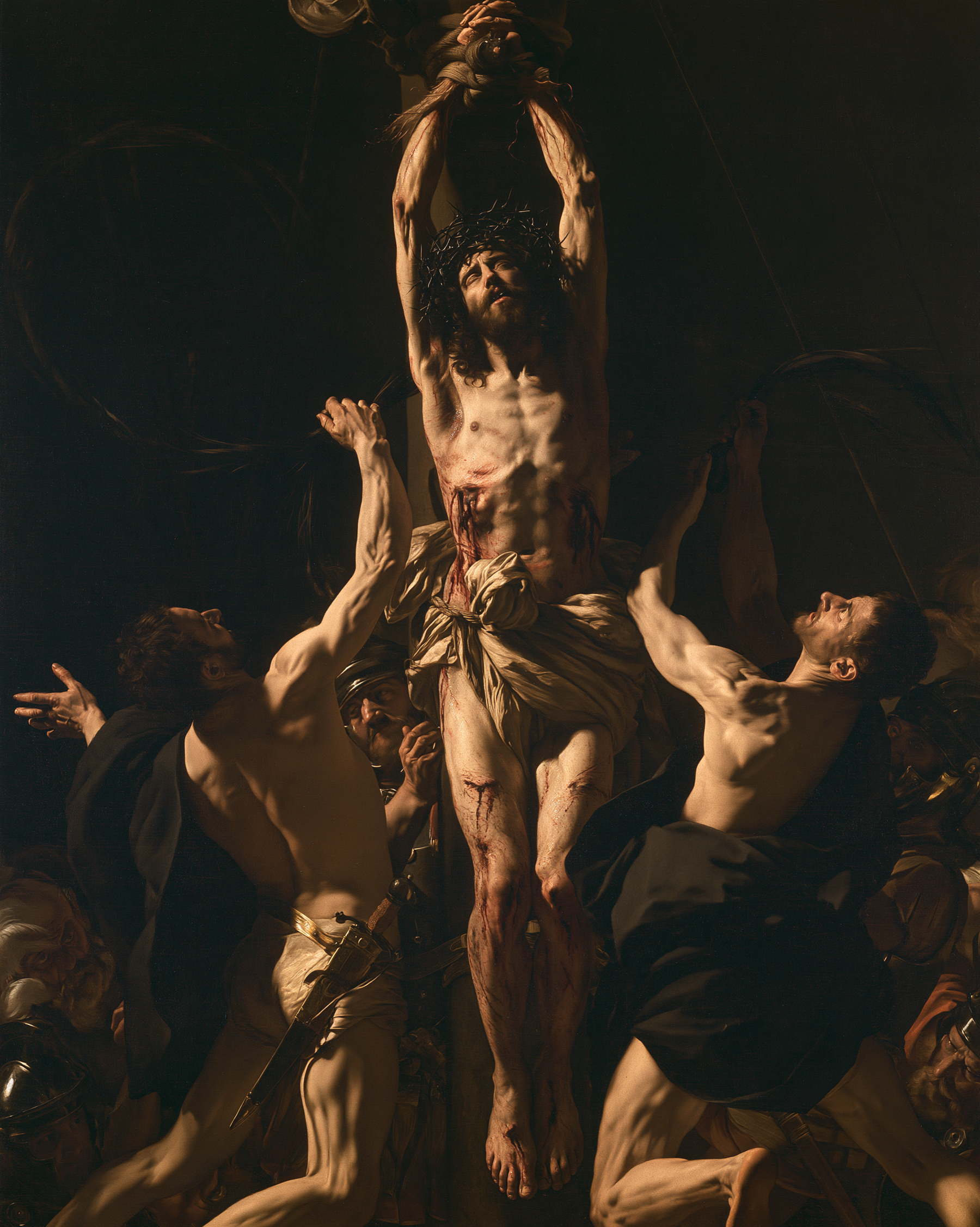 La Flagellation du Christ — Explosion de mouvement · Portrait n° 17 — aperçu de la finition sélectionnée