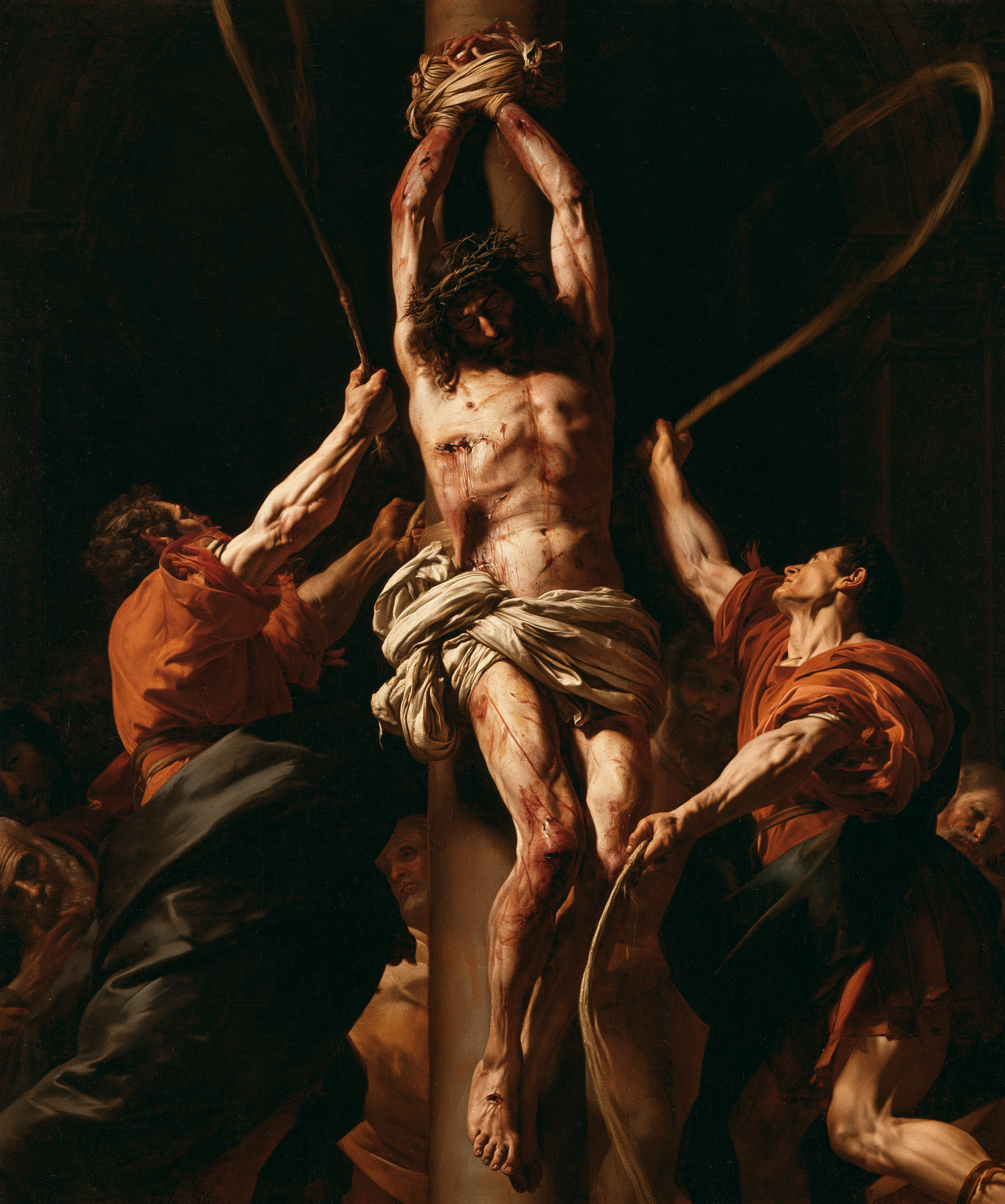 La Flagellation du Christ — Explosion de mouvement · Portrait n° 20 — aperçu de la finition sélectionnée