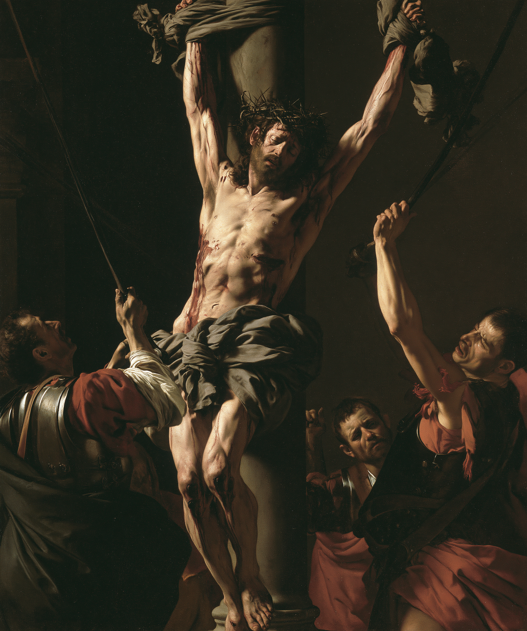 La Flagellation du Christ — Explosion de mouvement · Portrait n° 21 — aperçu de la finition sélectionnée