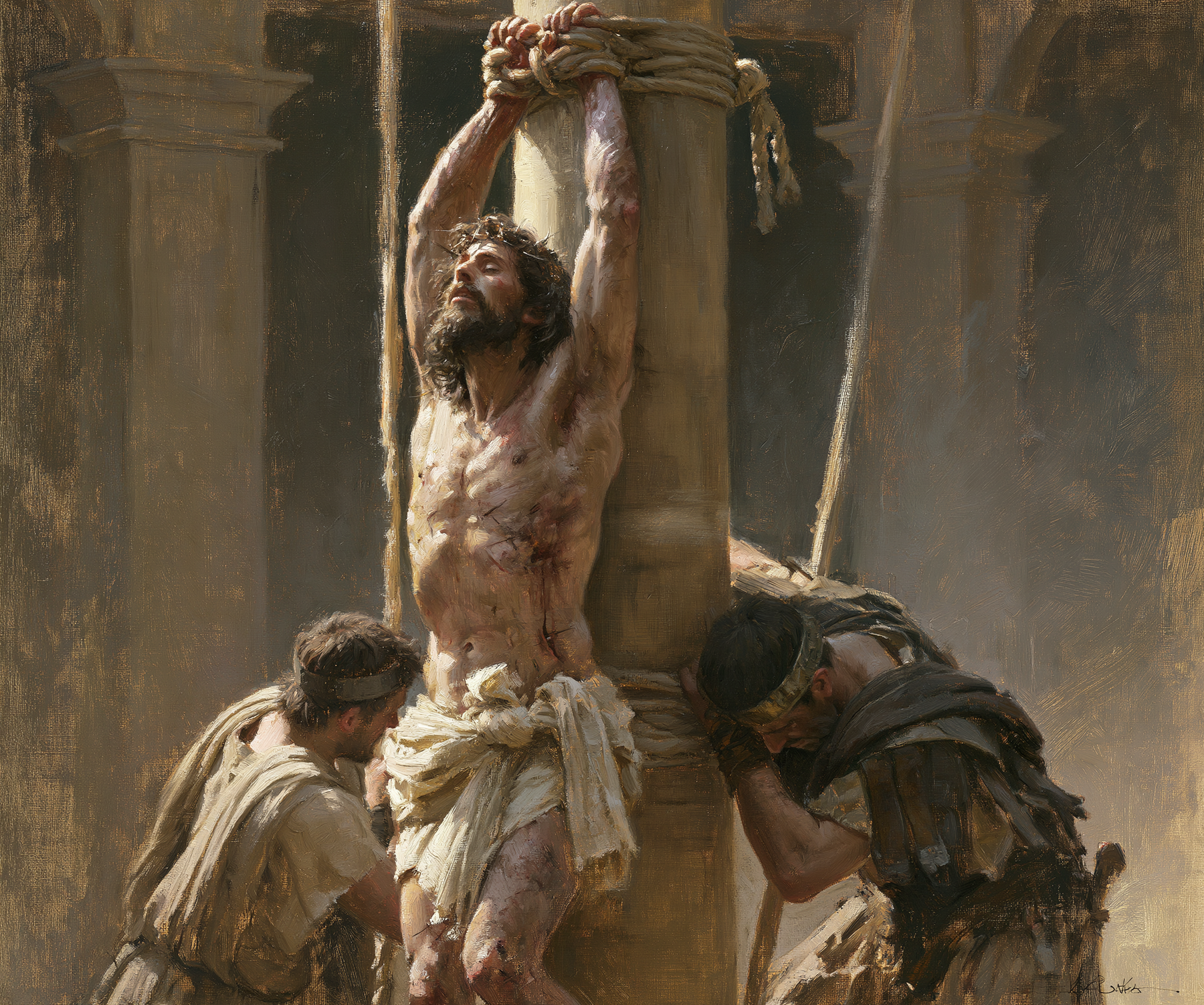 La Flagellation du Christ — Impressionniste · Paysage n° 4 — aperçu de la finition sélectionnée