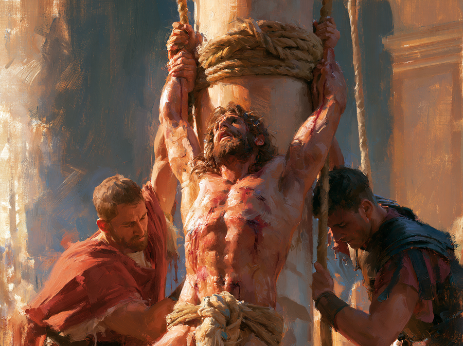 La Flagellation du Christ — Impressionniste · Paysage n° 7