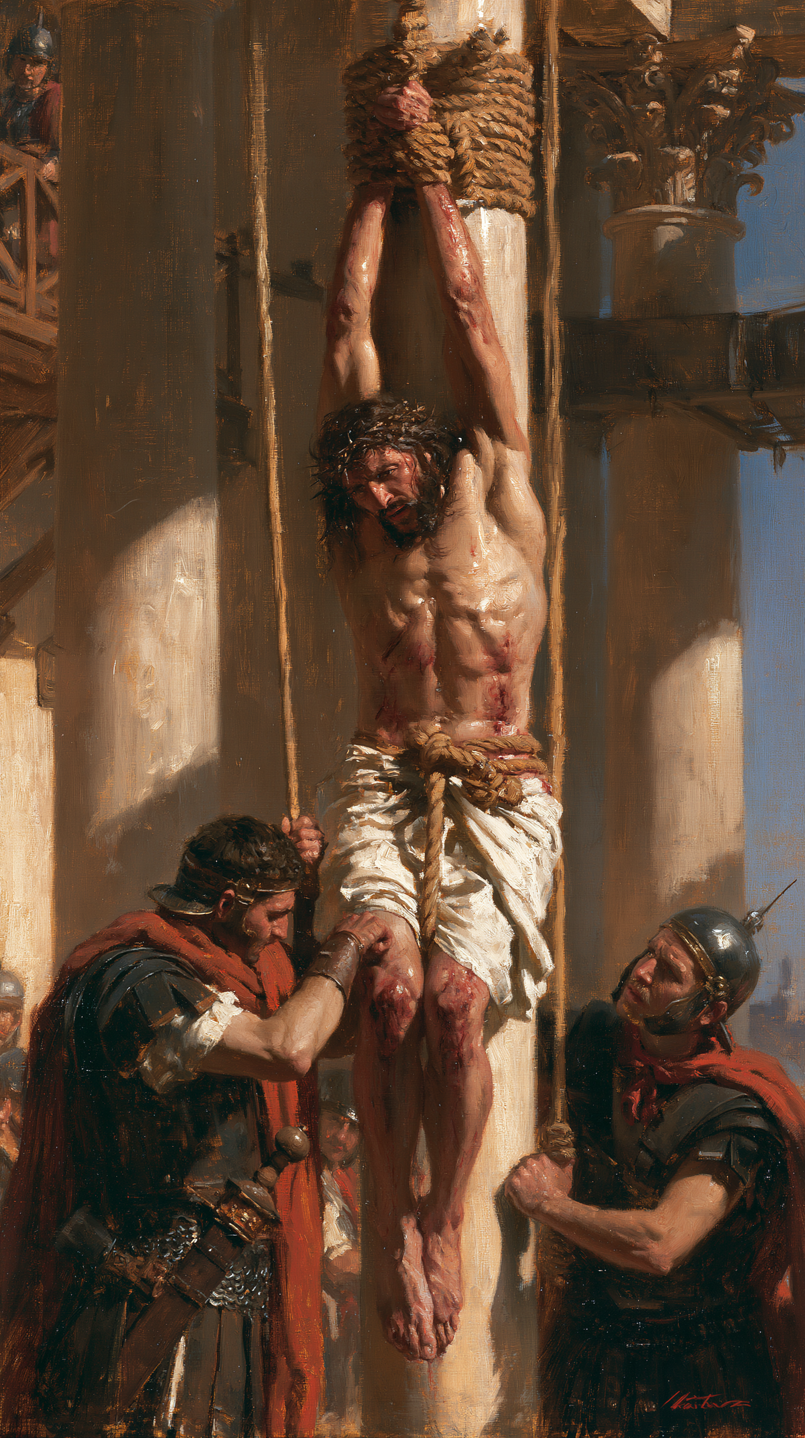 La Flagellation du Christ — Impressionniste · Portrait n° 8 — aperçu de la finition sélectionnée