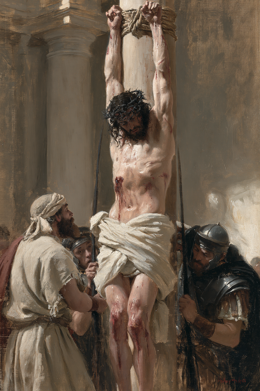 La Flagellation du Christ — Impressionniste · Portrait n° 10