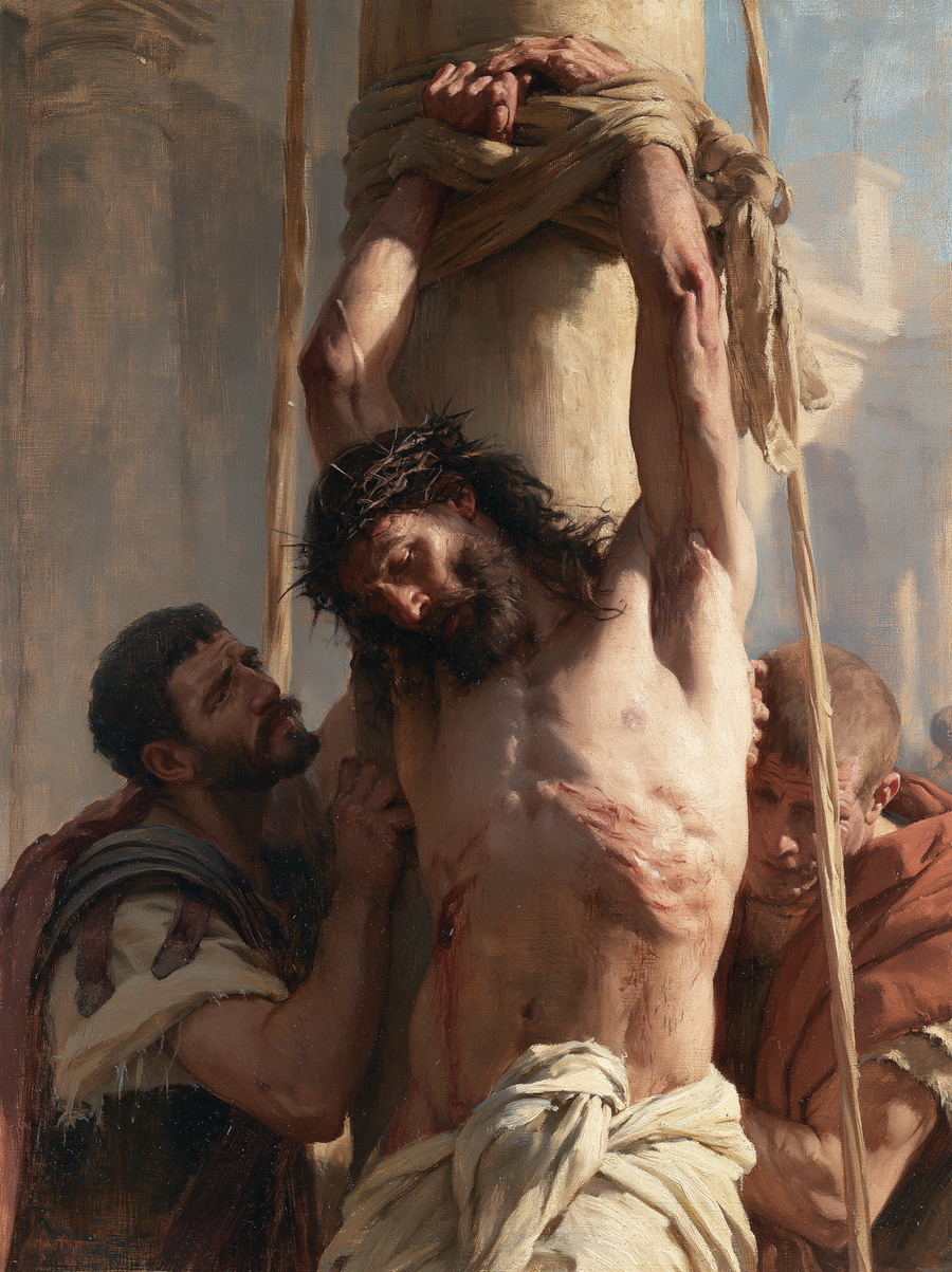 La Flagellation du Christ — Impressionniste · Portrait n° 11