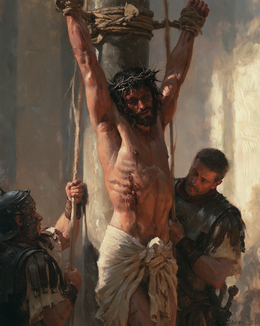 La Flagellation du Christ — Impressionniste · Portrait n° 12