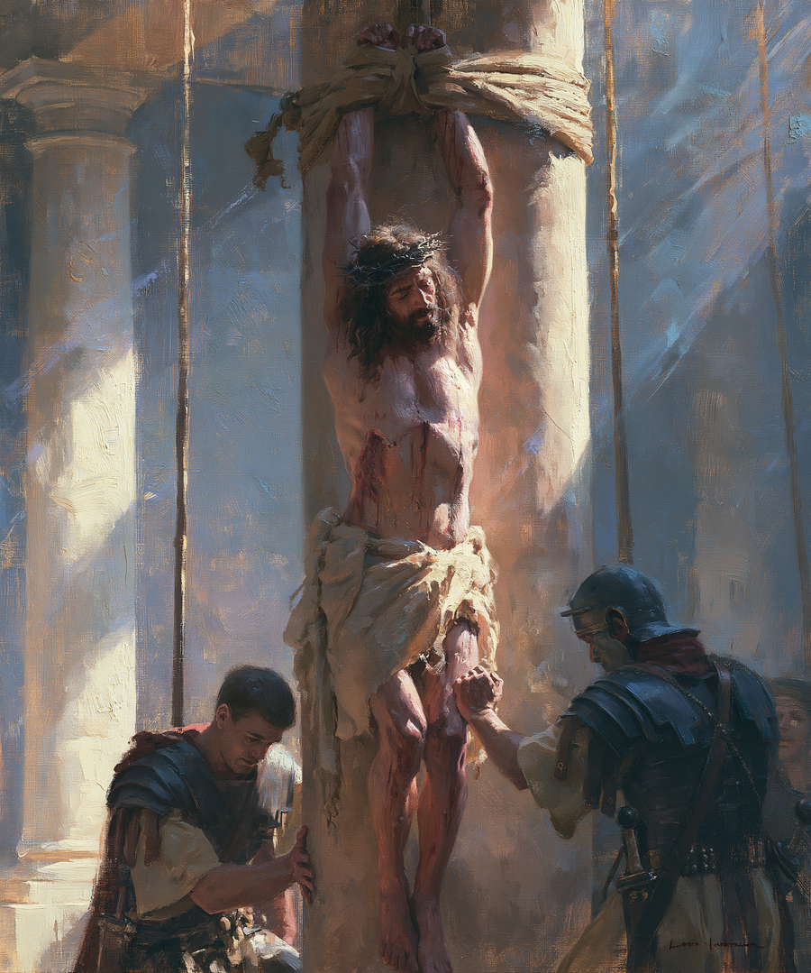 La Flagellation du Christ — Impressionniste · Portrait n° 15